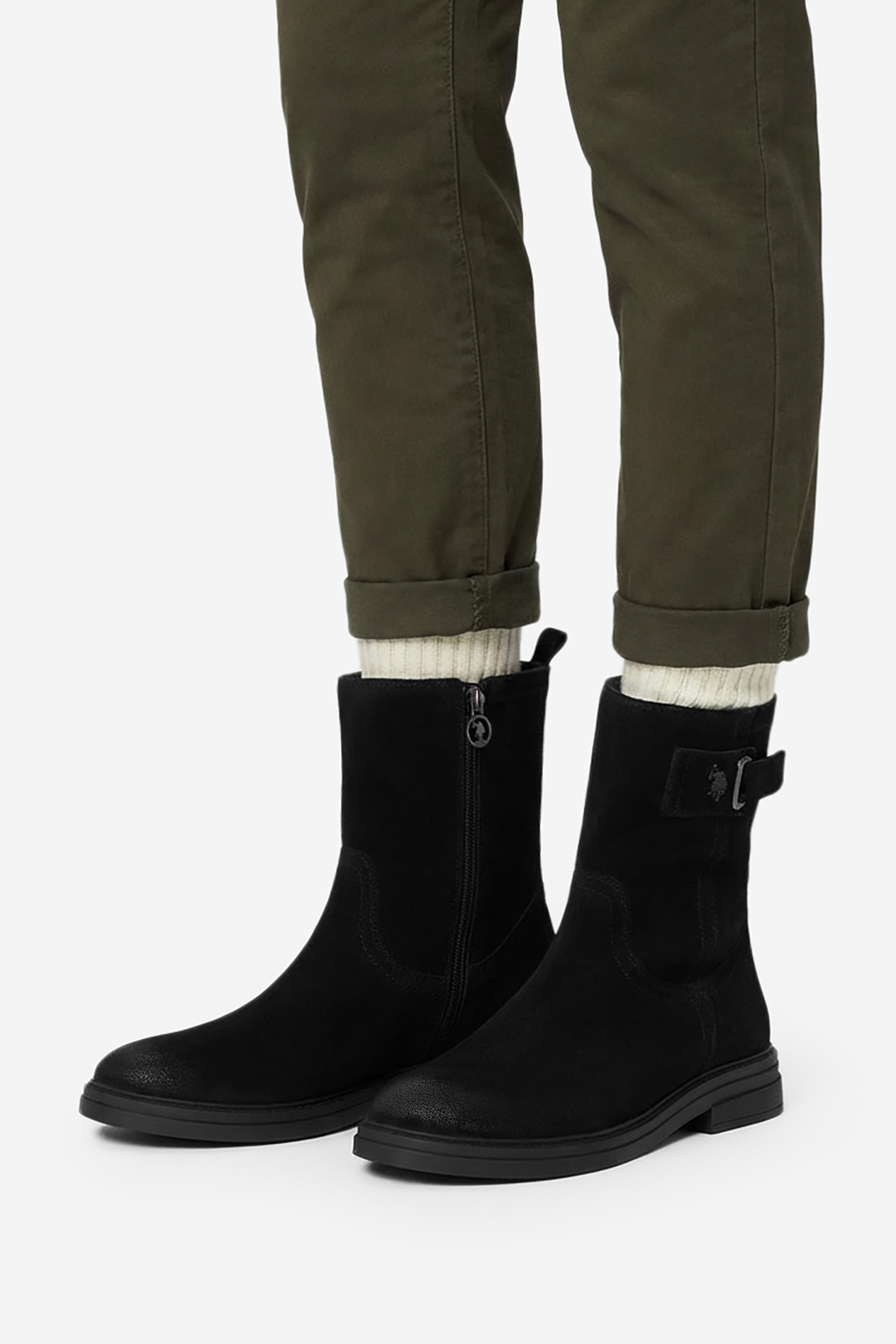 Členková obuv Čierna