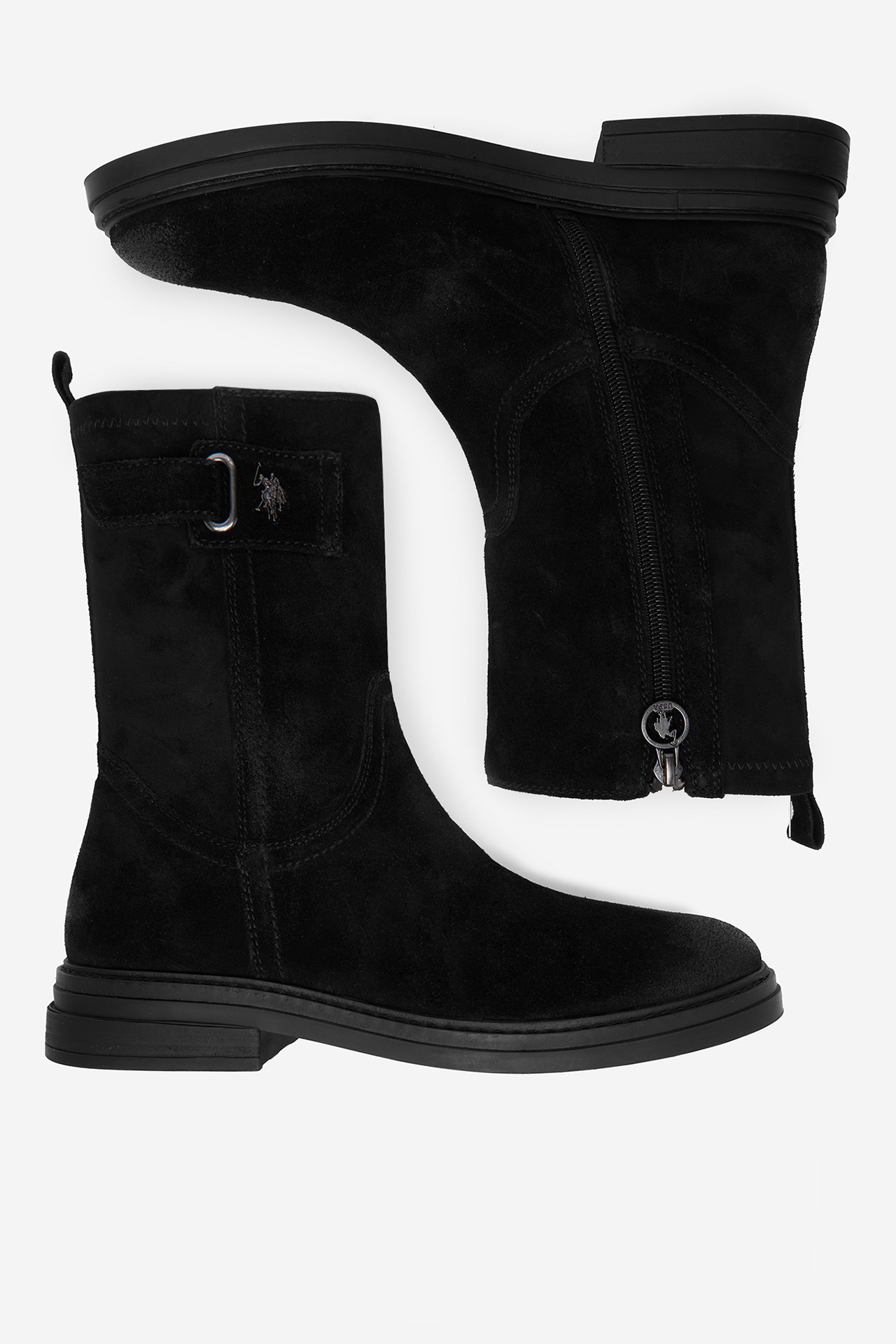 Členková obuv Čierna