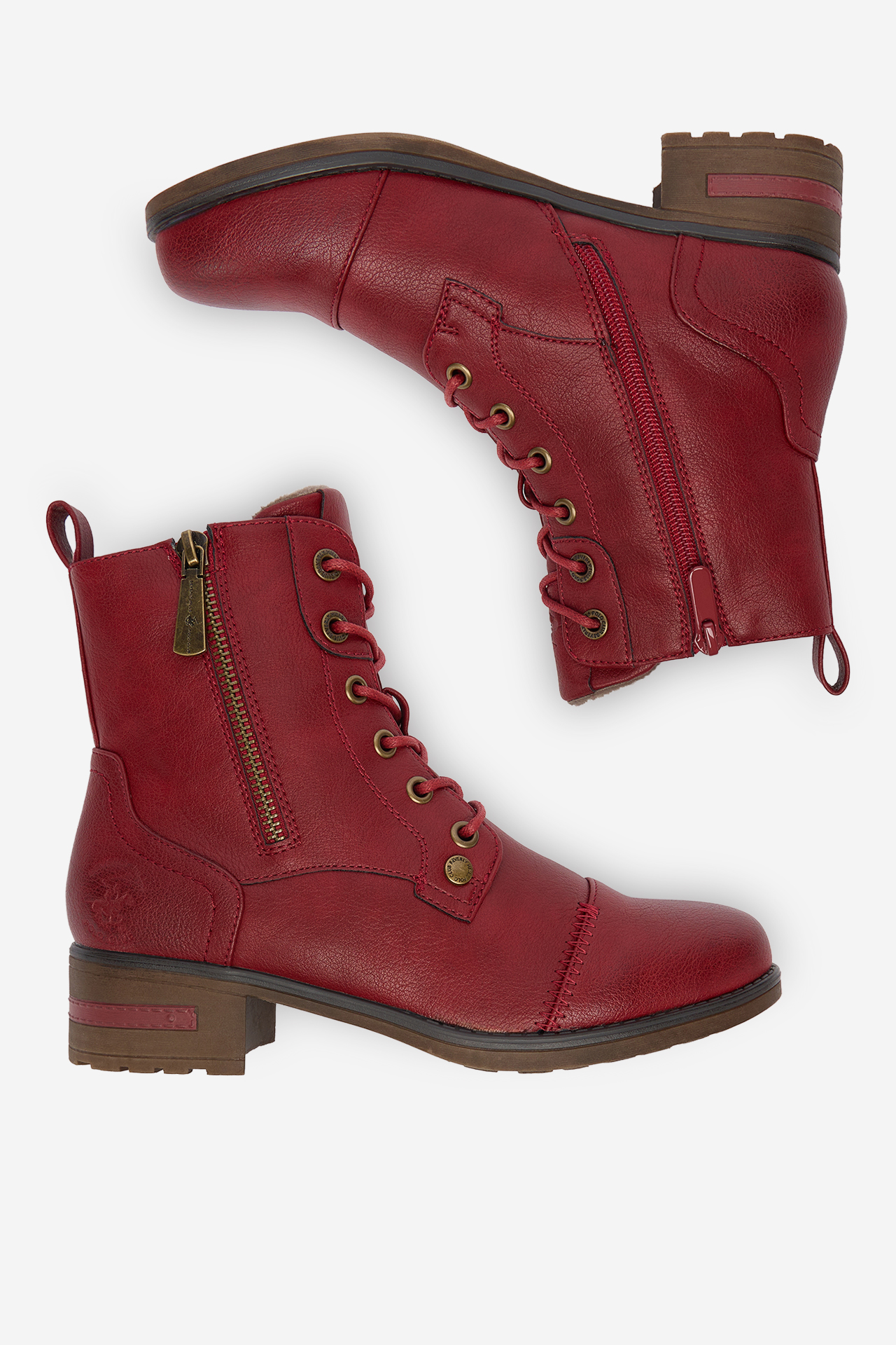 Kotníková obuv Červená