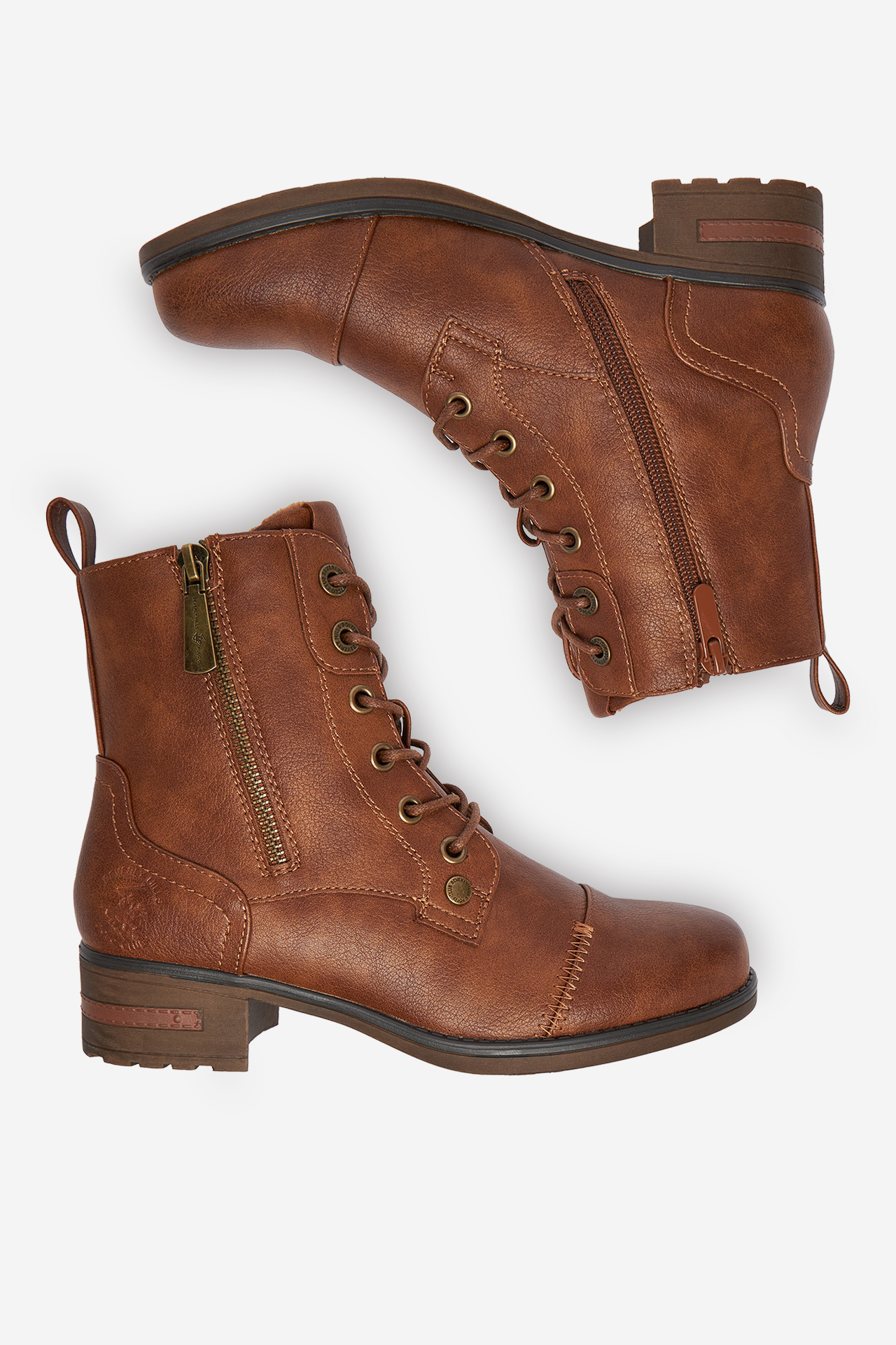 Kotníková obuv Hnědá