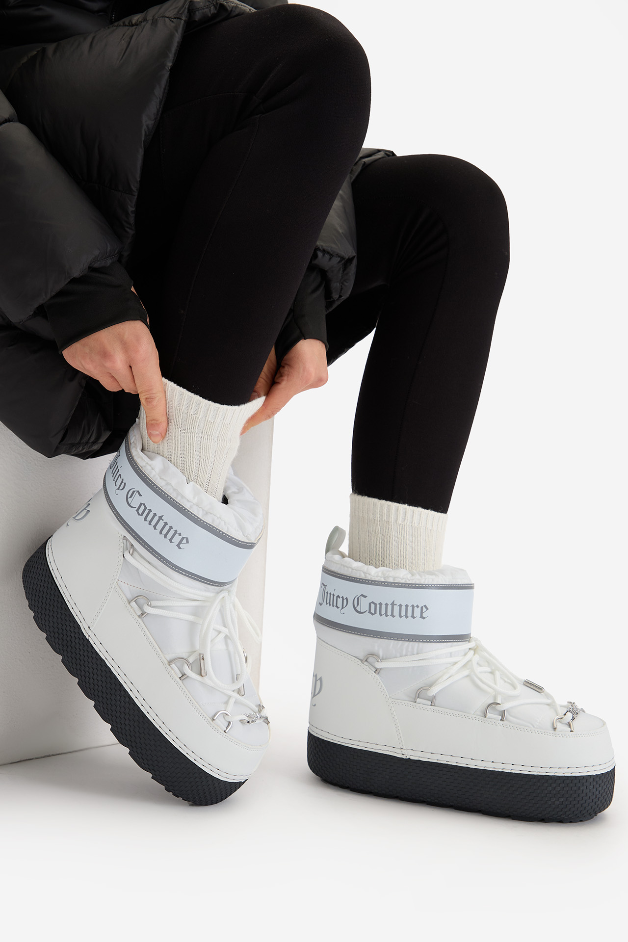 Cizme de zăpadă Alb