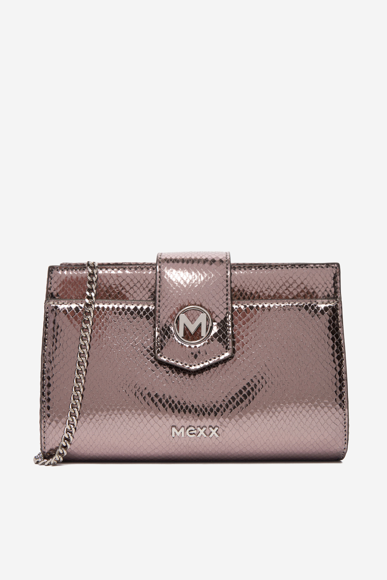 Kabelka Stříbrný temný