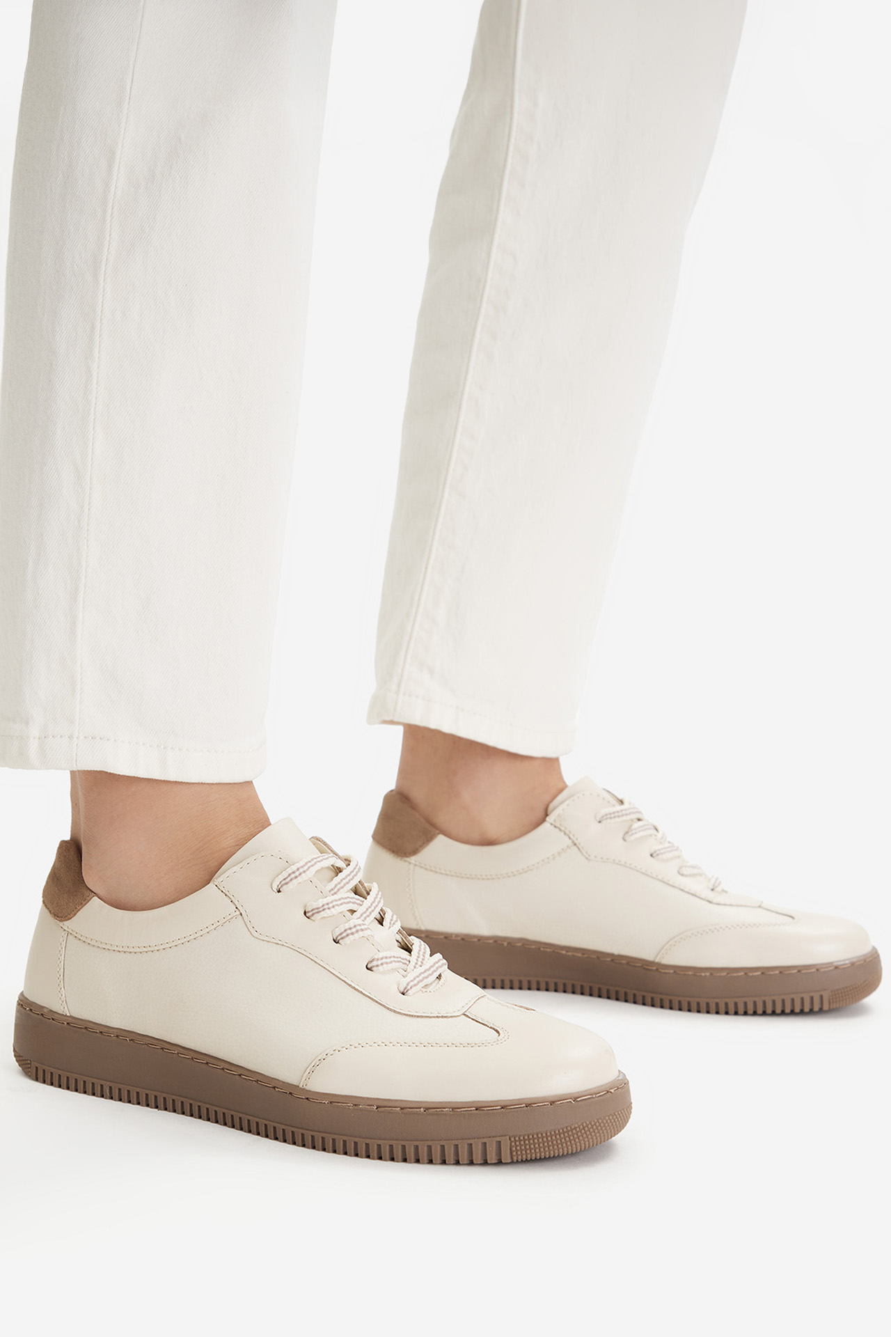 Sneakersy Světle béžová