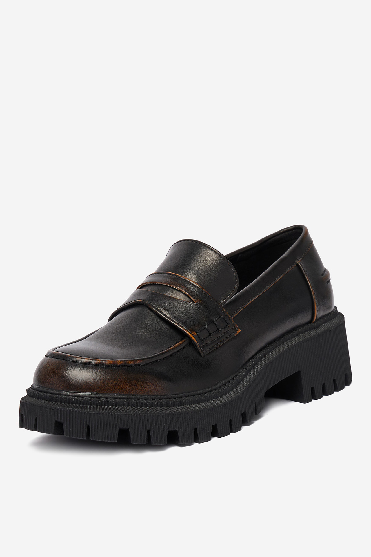 Loafersy Tmavě hnědá