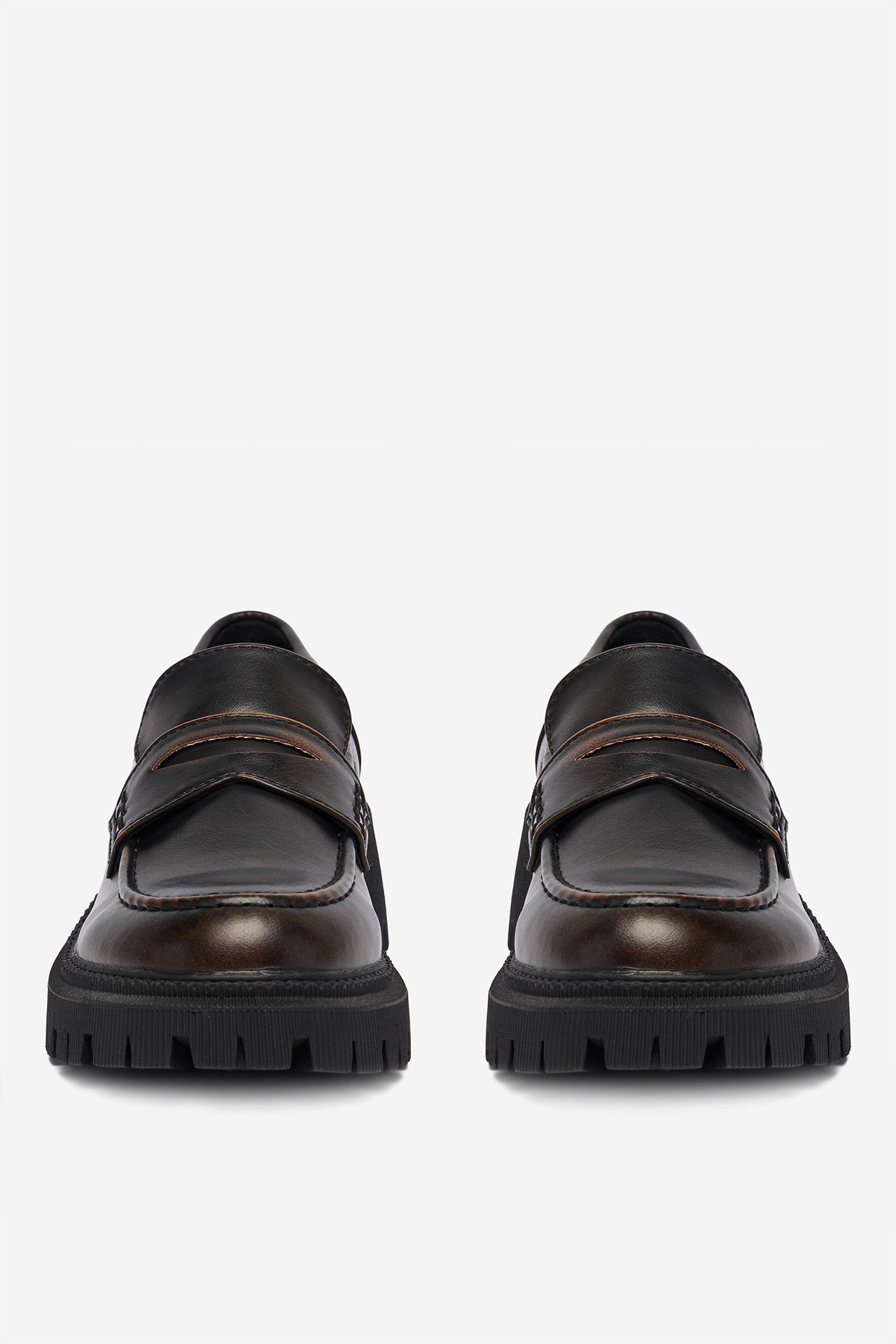 Loafersy Tmavě hnědá