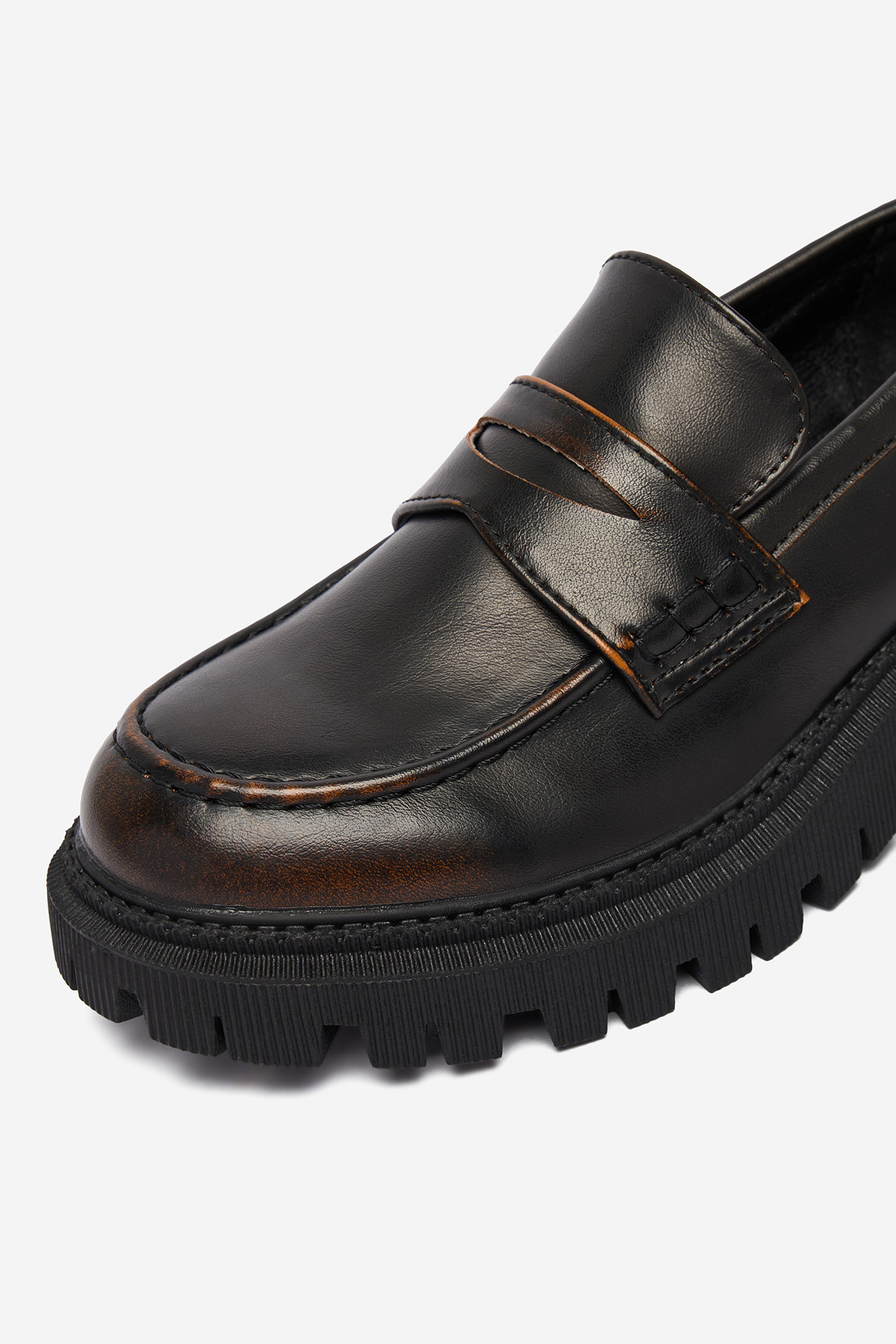 Loafersy Tmavě hnědá