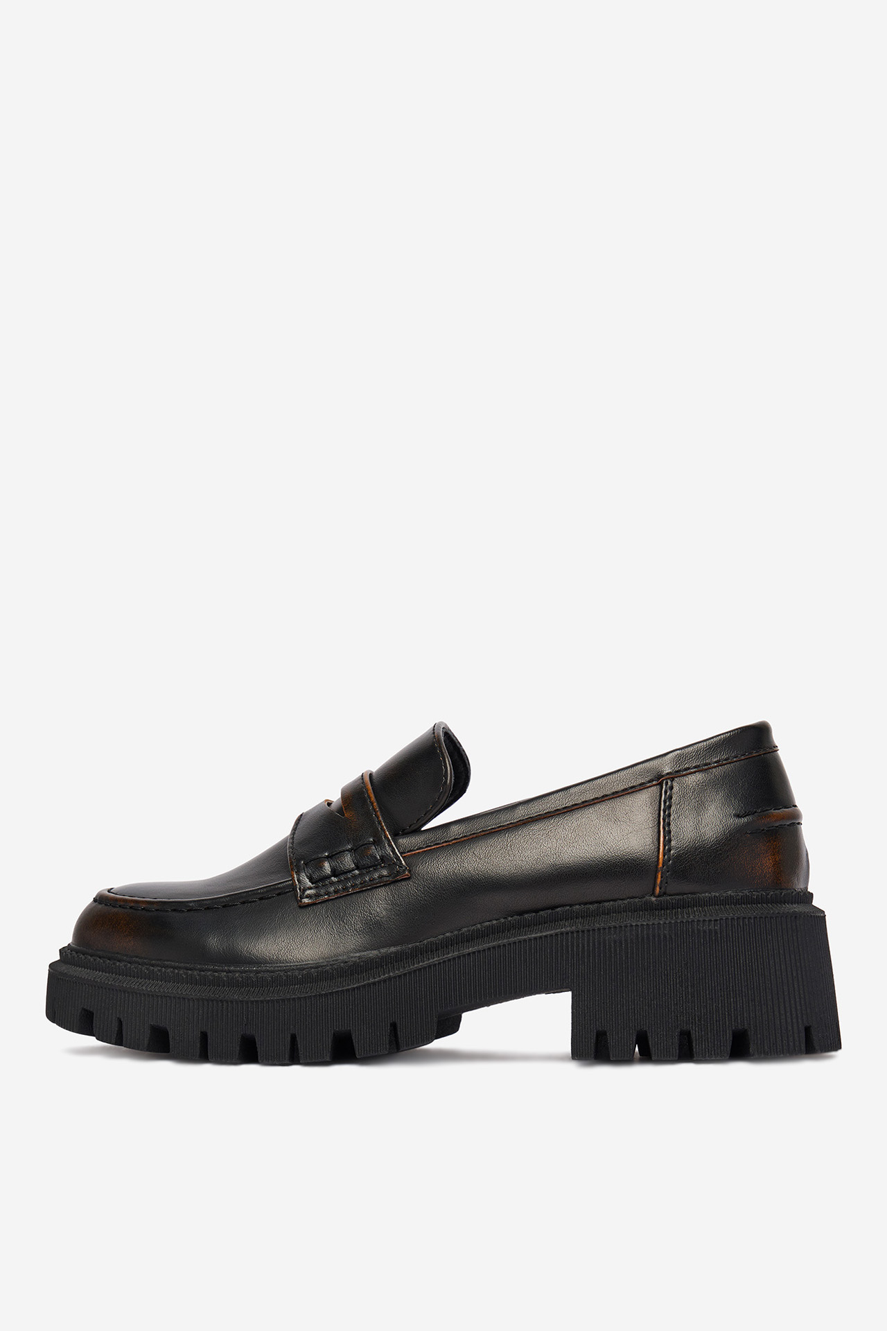 Loafersy Tmavě hnědá