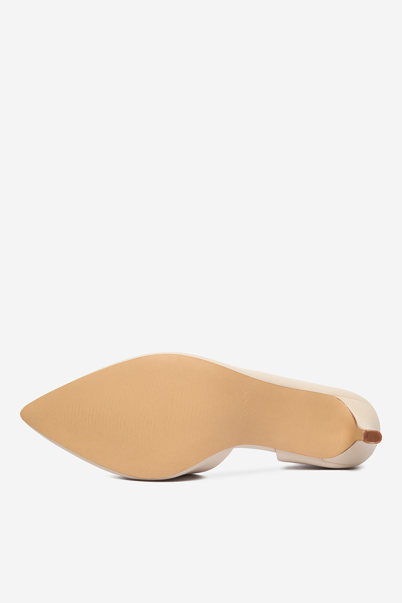 Lodičky na podpatku Světle béžová