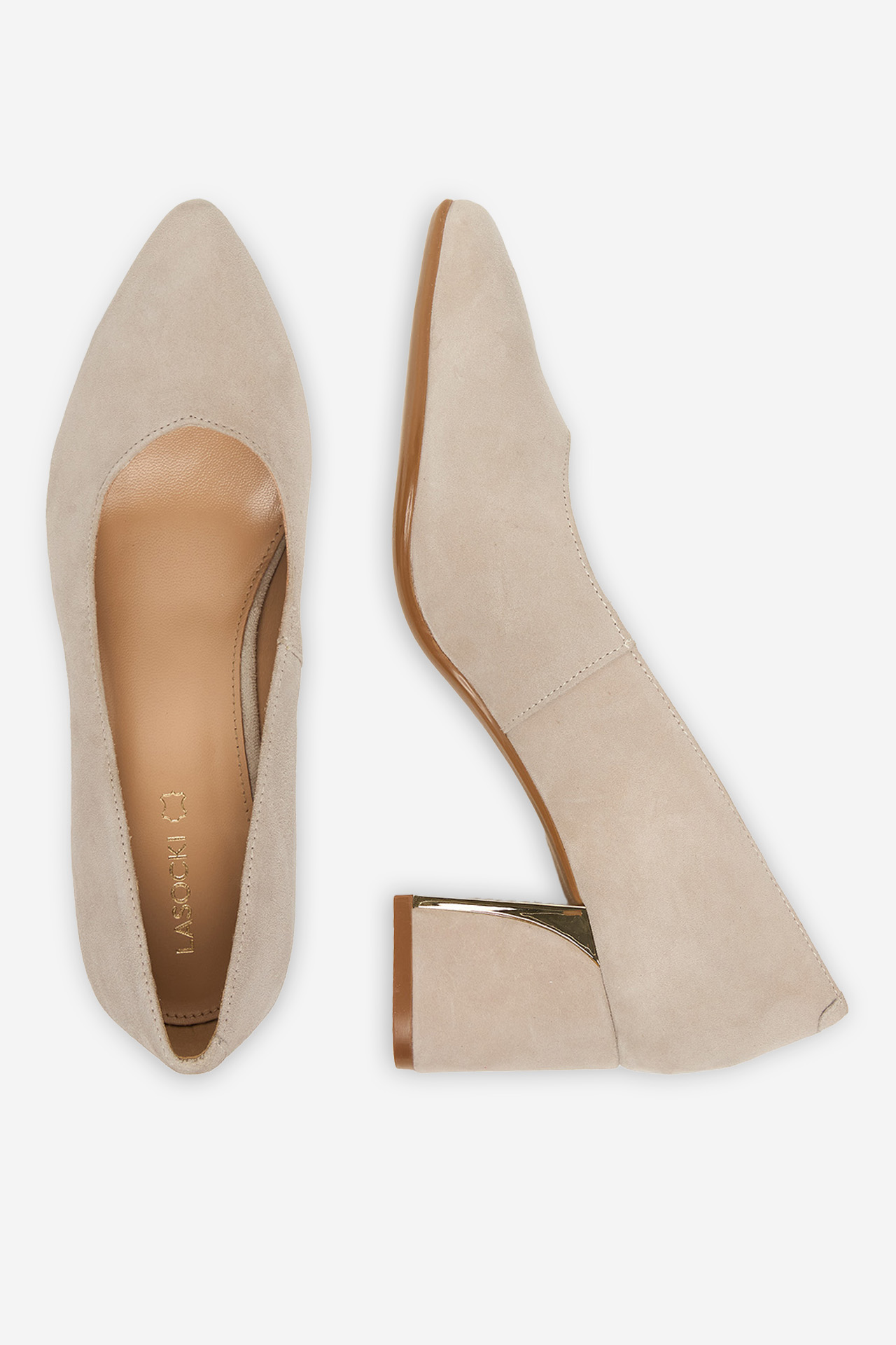 cipele na petu Svijetlosmeđe