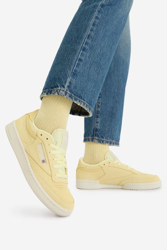 Obuwie sportowe REEBOK EO-CLUB C 85 100263742 Żółty jasny