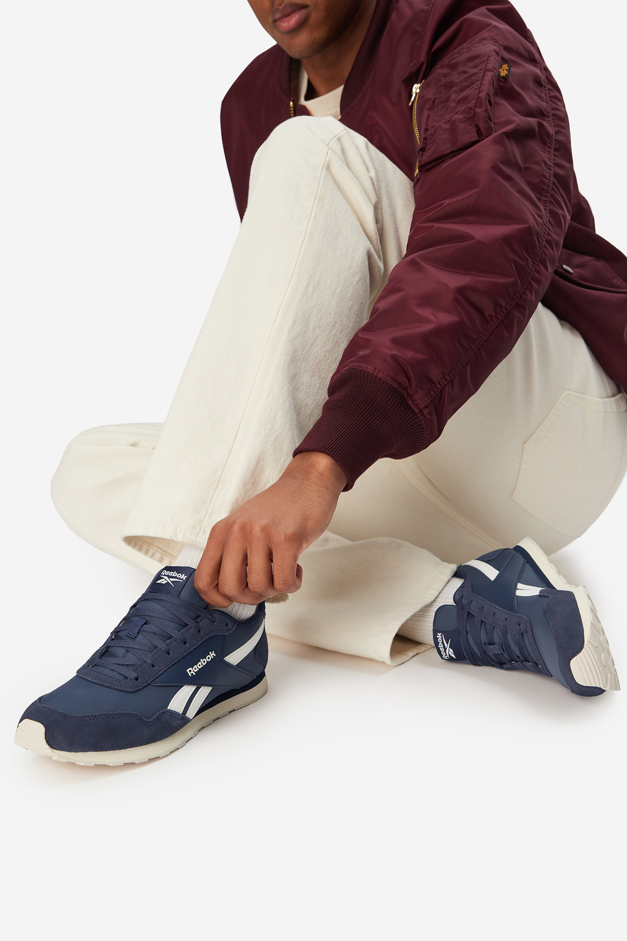 REEBOK WB-GLIDE LOW 100239328 Granatowy