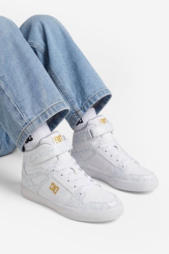 DC Shoes EO-PURE HIGH-TOP SE EV SN DC01796114 BÍLÁ
