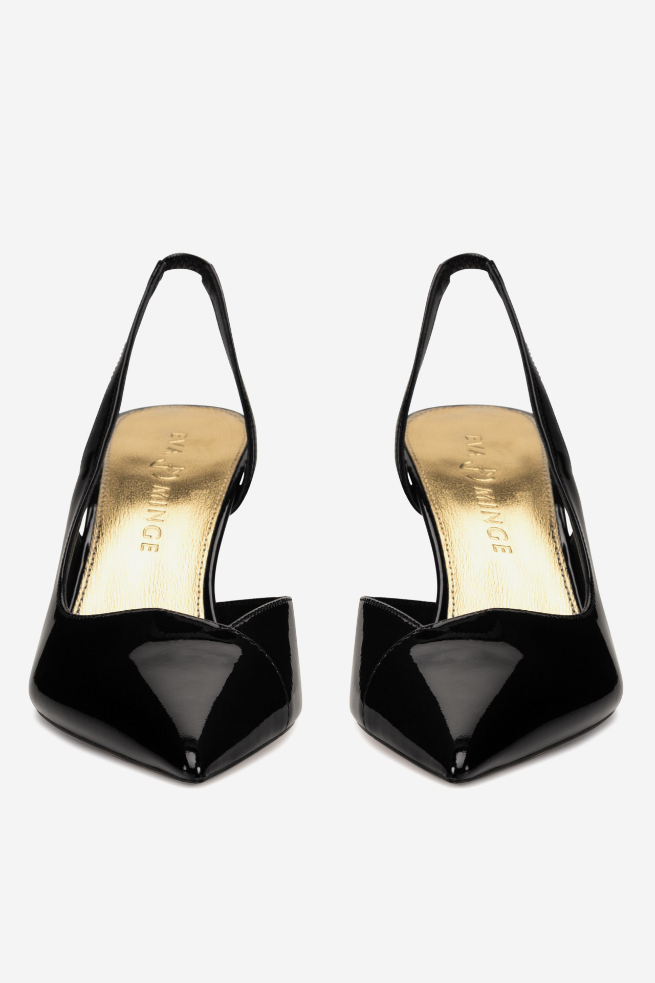 Čevlji z visoko peto Črna