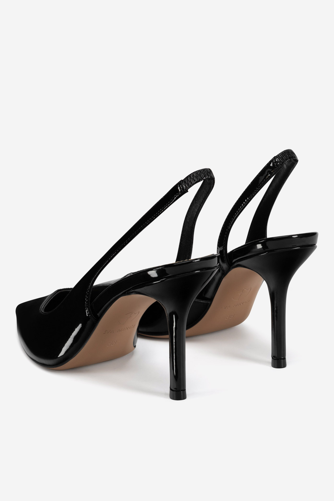 Čevlji z visoko peto Črna