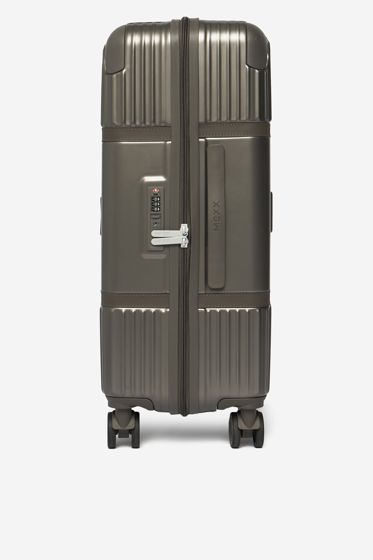 Kufr Stříbrný temný