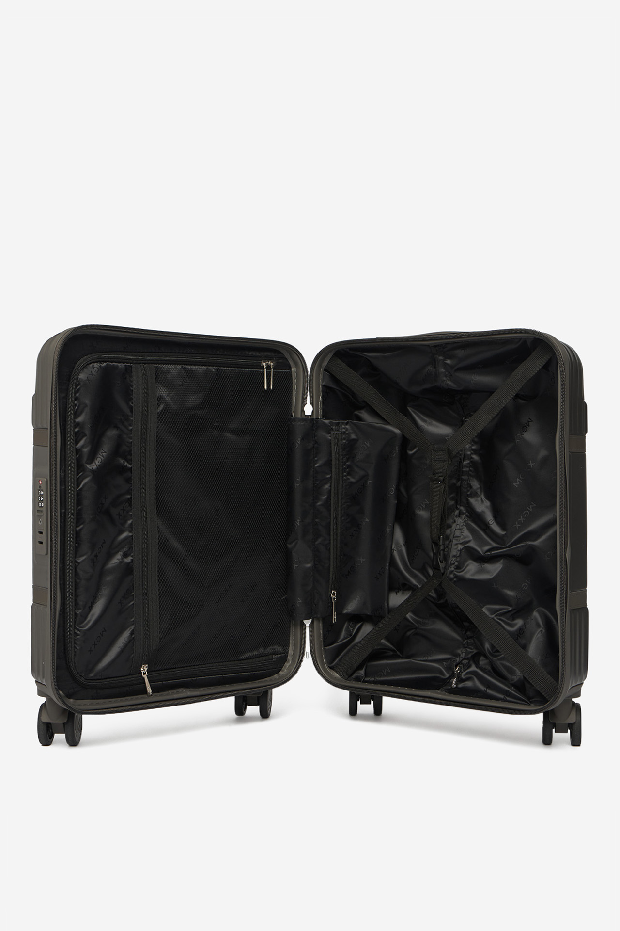 Kufr Stříbrný temný