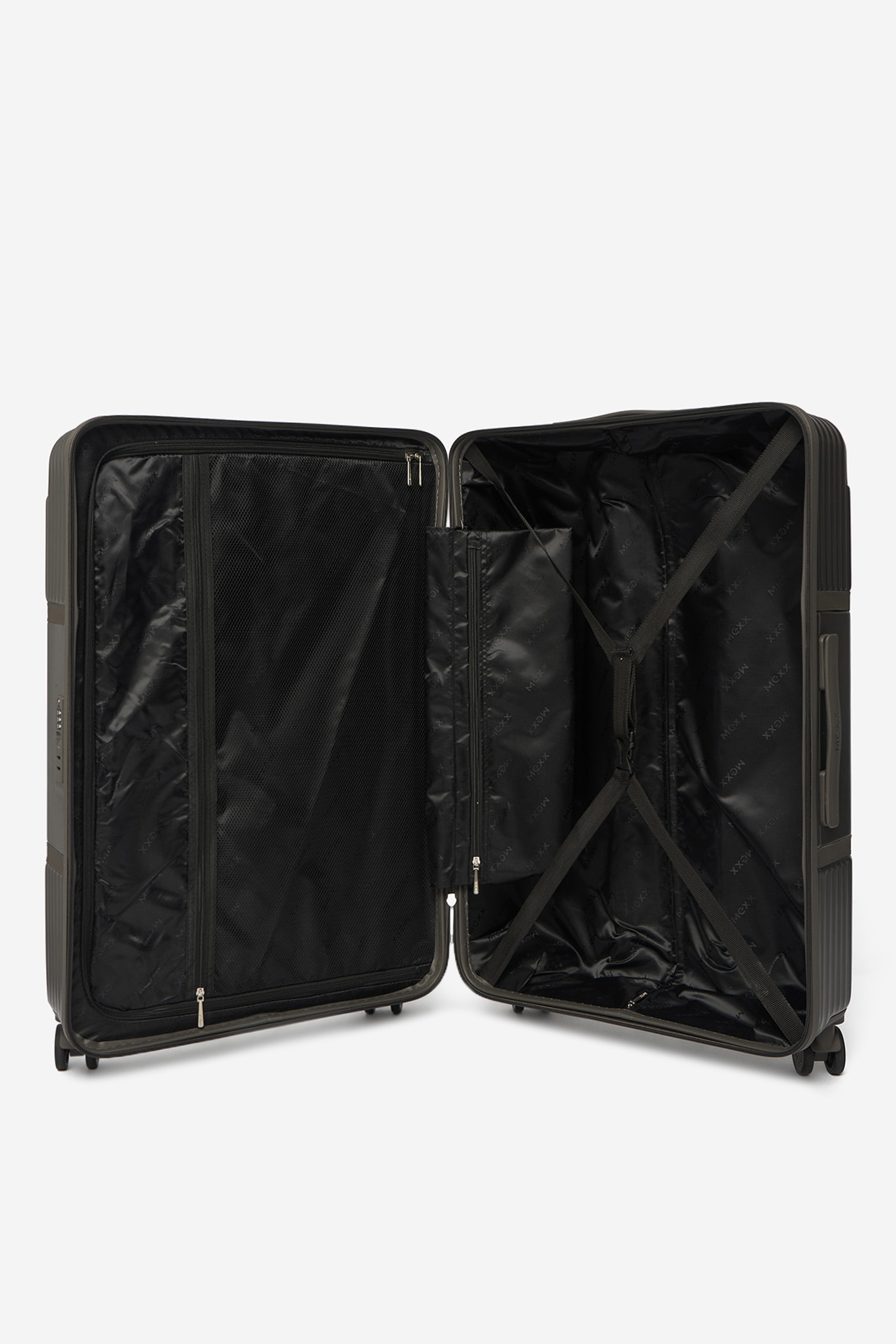 Kufr Stříbrný temný