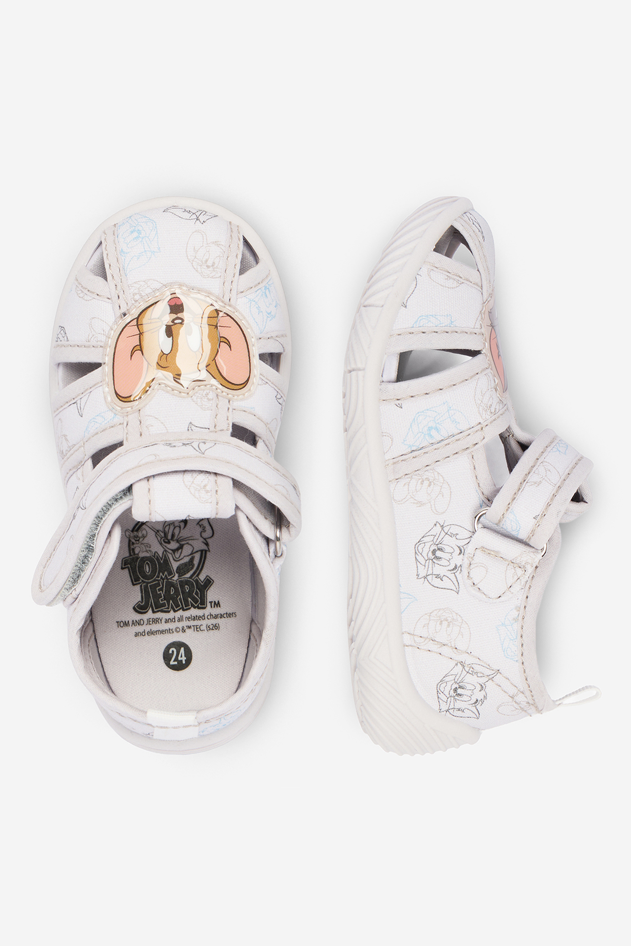 Bačkory Světle šedá