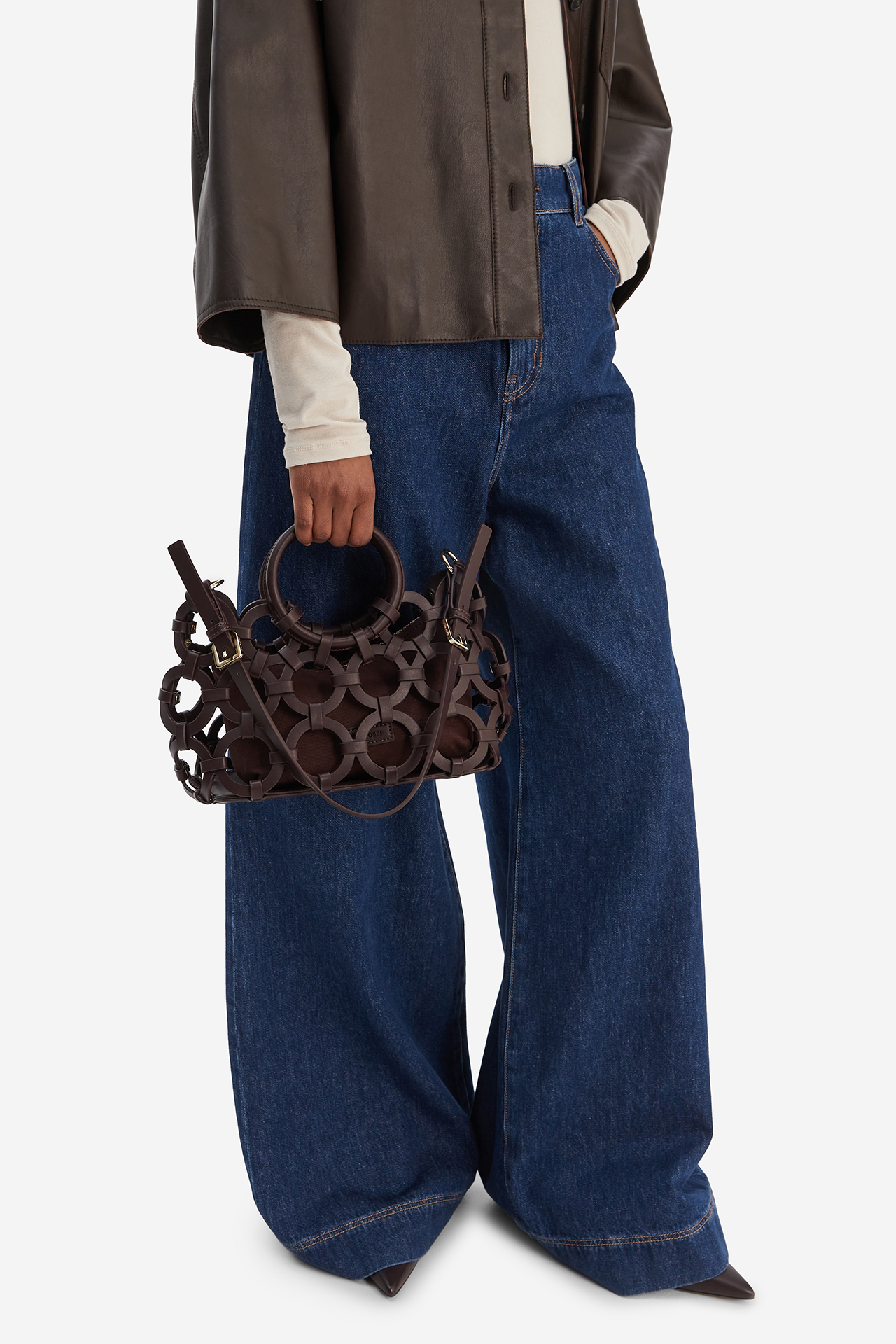 Kabelka Tmavo hnedá