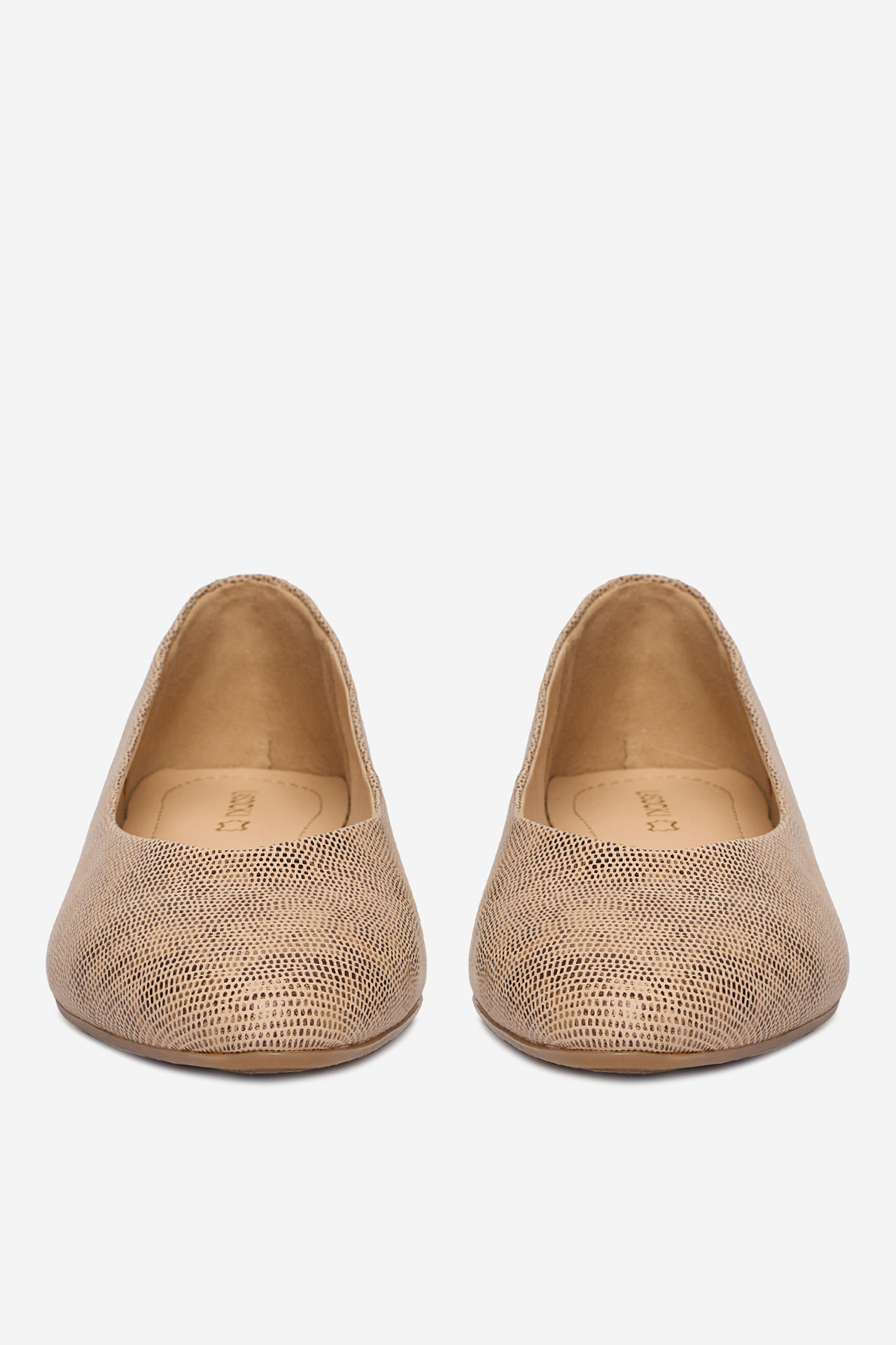 Baleríny Tmavě béžová