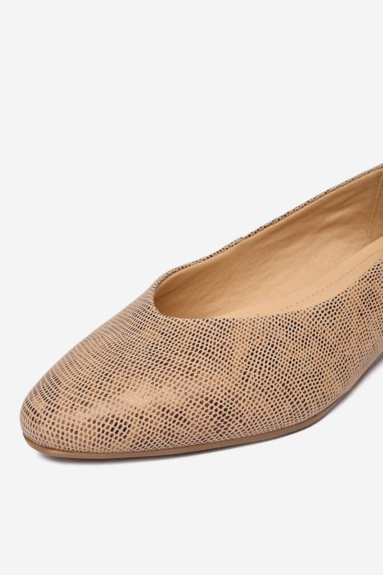 Baleríny Tmavě béžová