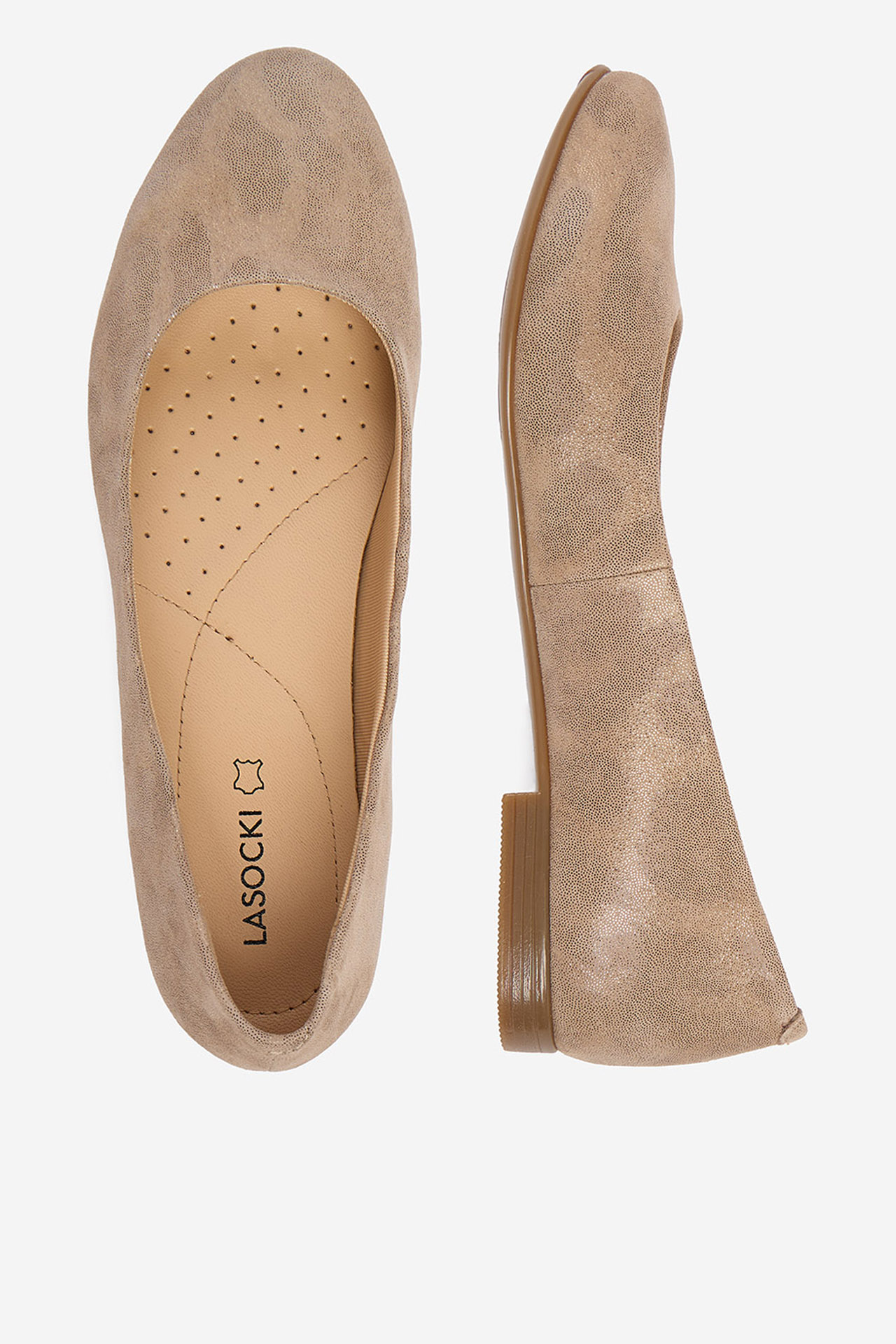 Baleríny Tmavě béžová