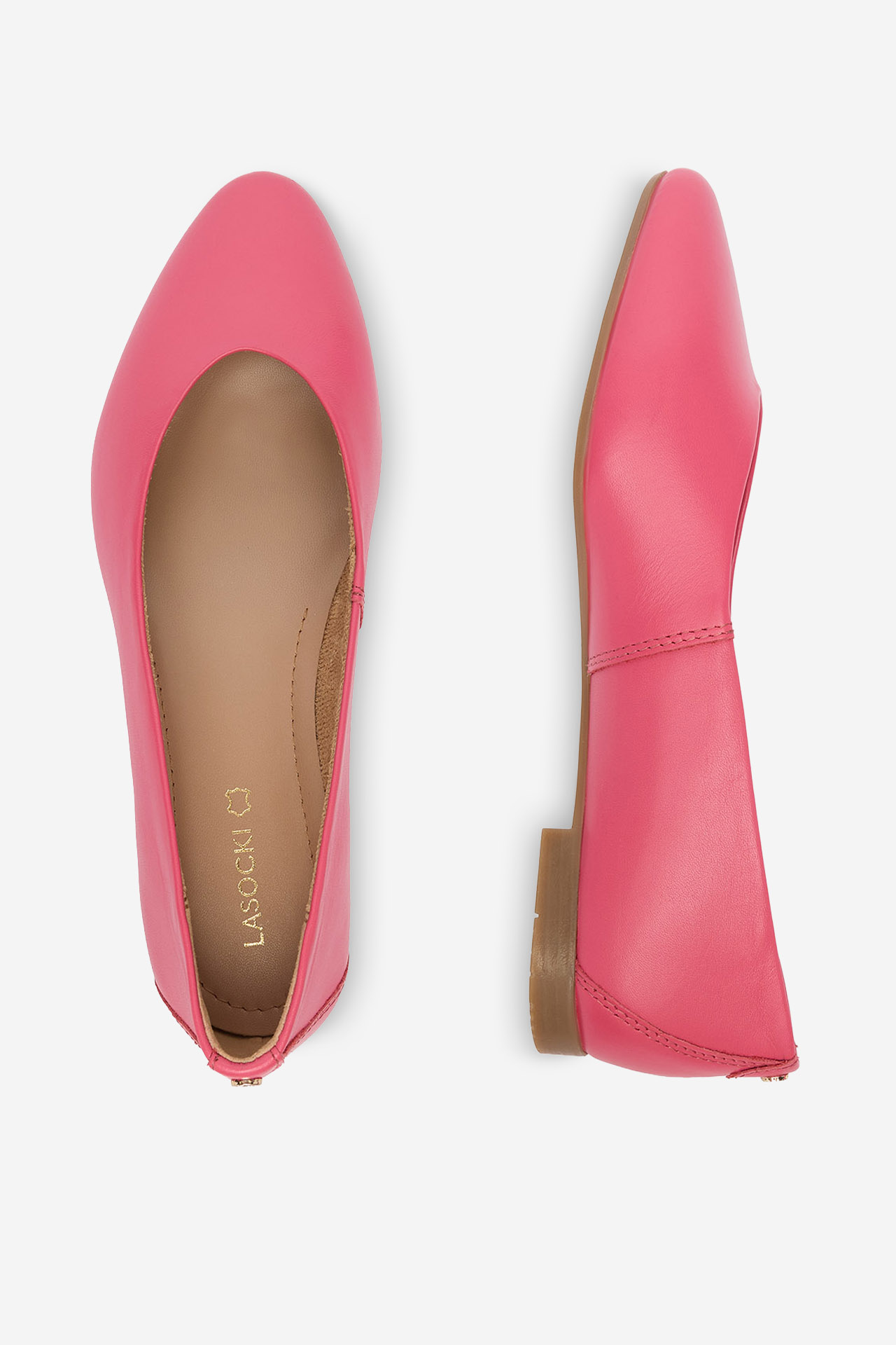 Baleríny Tmavě růžová