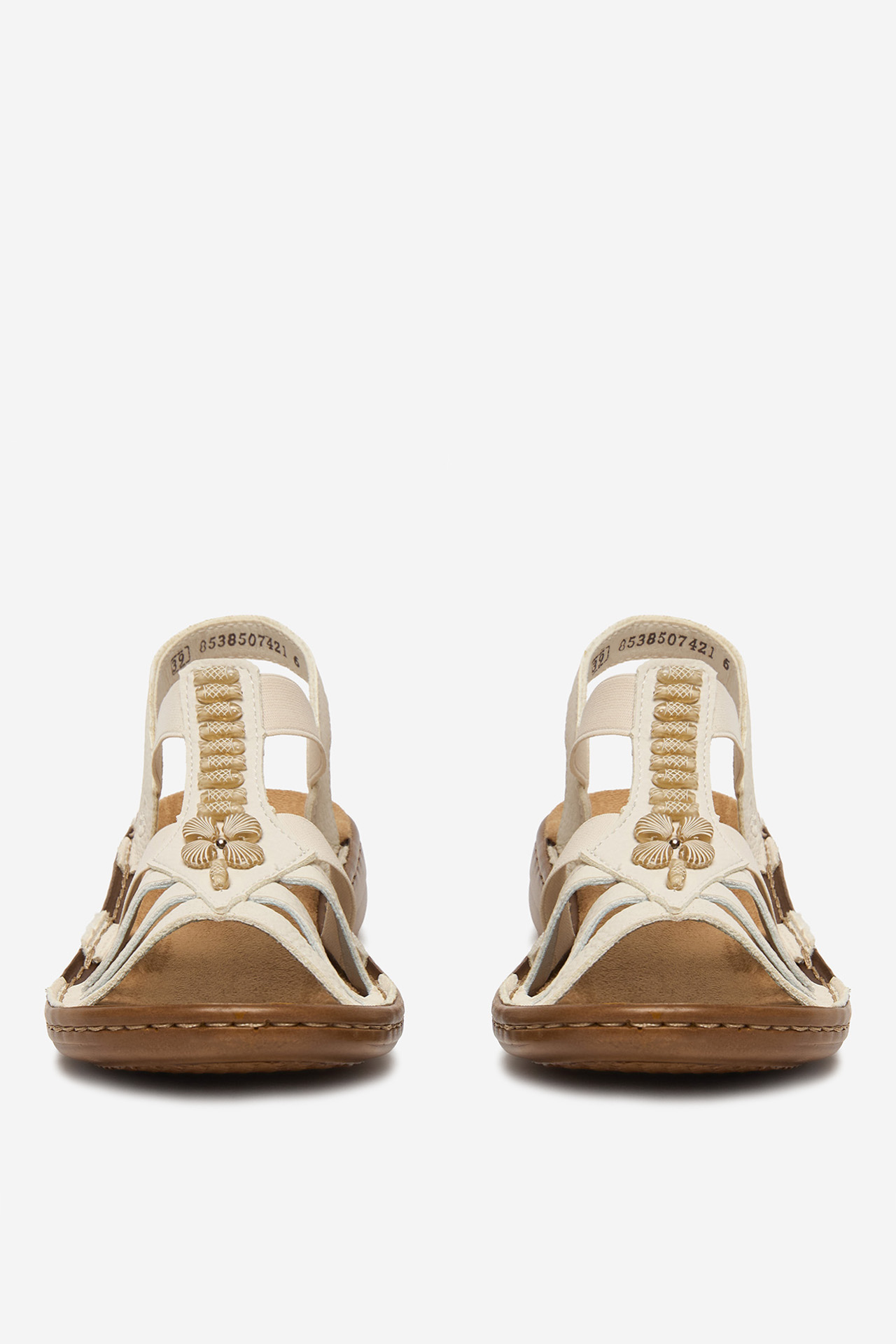 Sandály Krémová