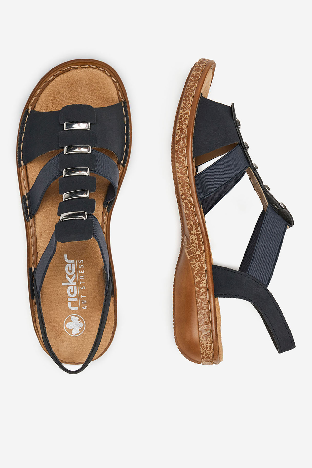 Sandály Tmavomodrá