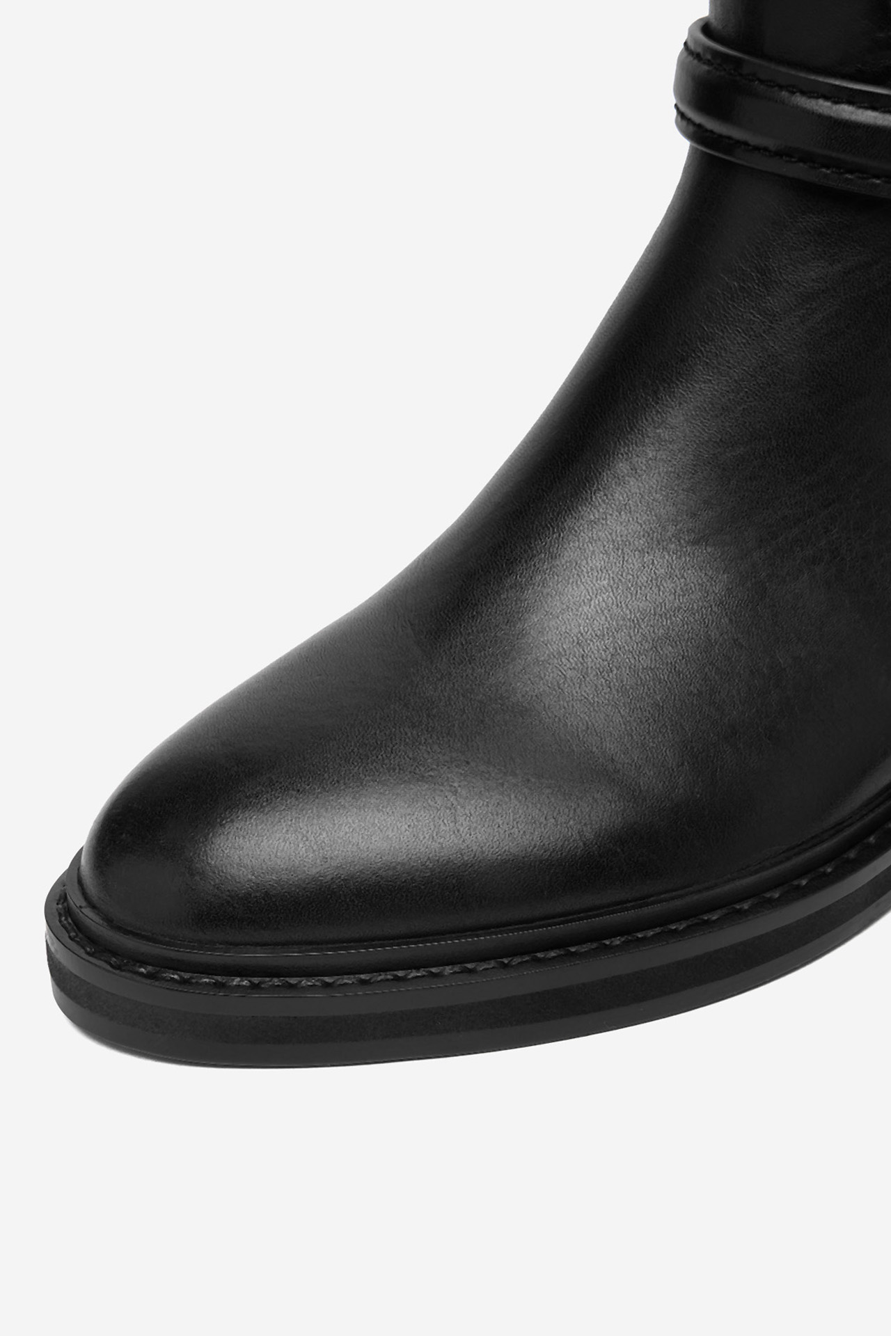 Kozačky ve vojenském stylu Černá