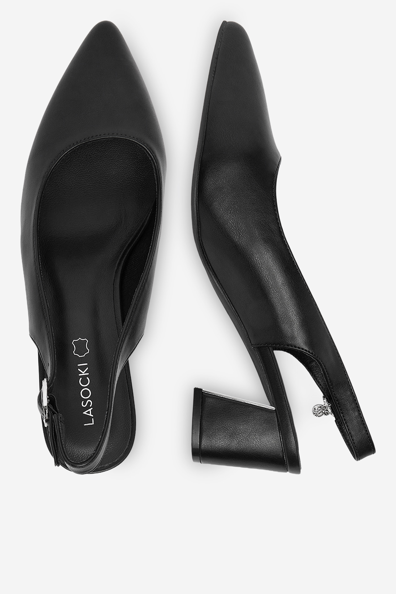 Pantofi cu toc Negru