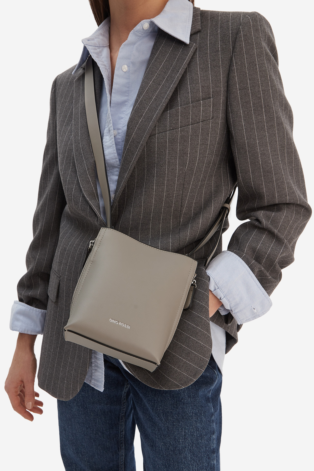 Kabelka Světle šedá