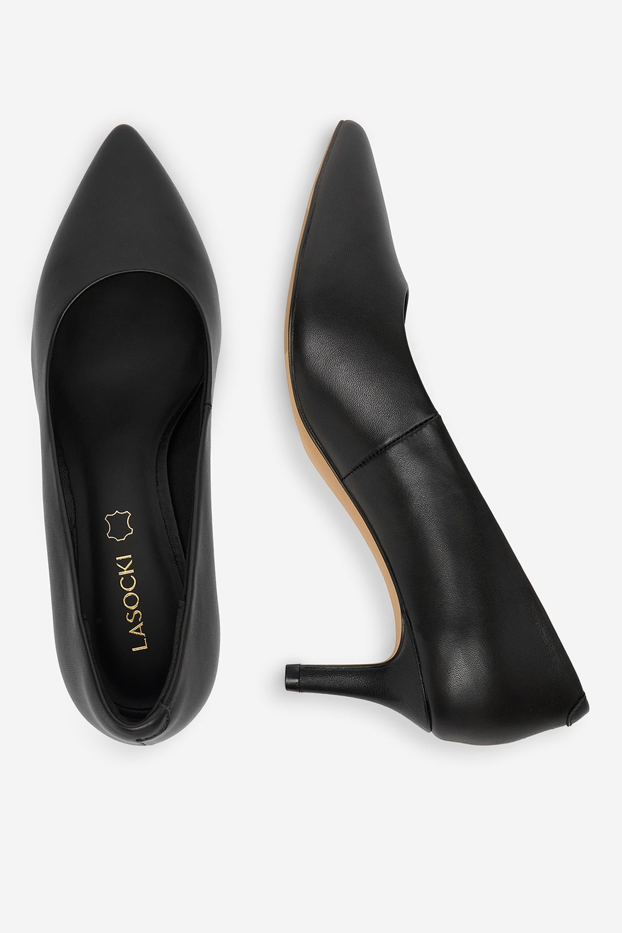 Pantofi cu toc Negru