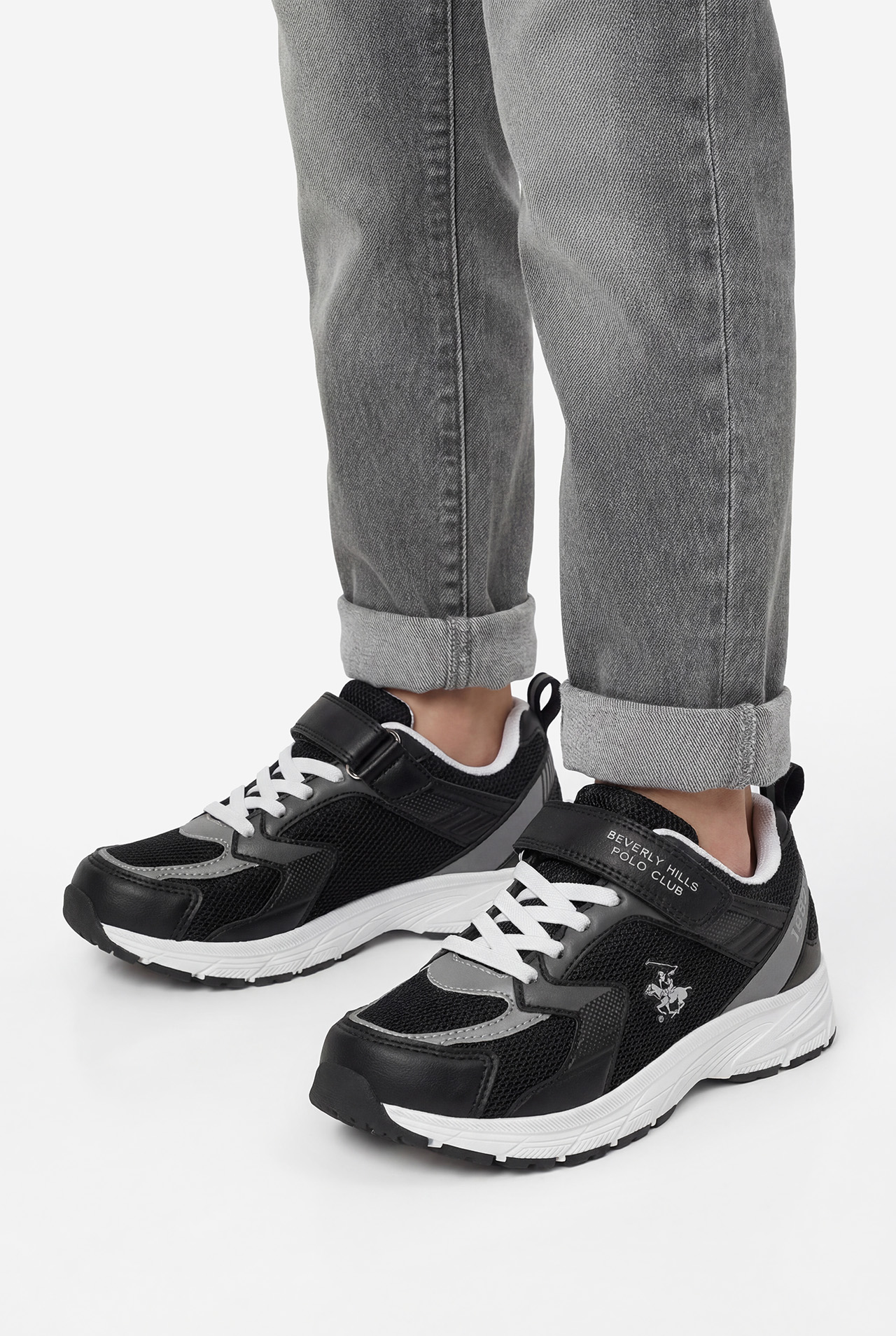 Sneakersy BEVERLY HILLS POLO CLUB CEOWB-V9-26016 Czarny
