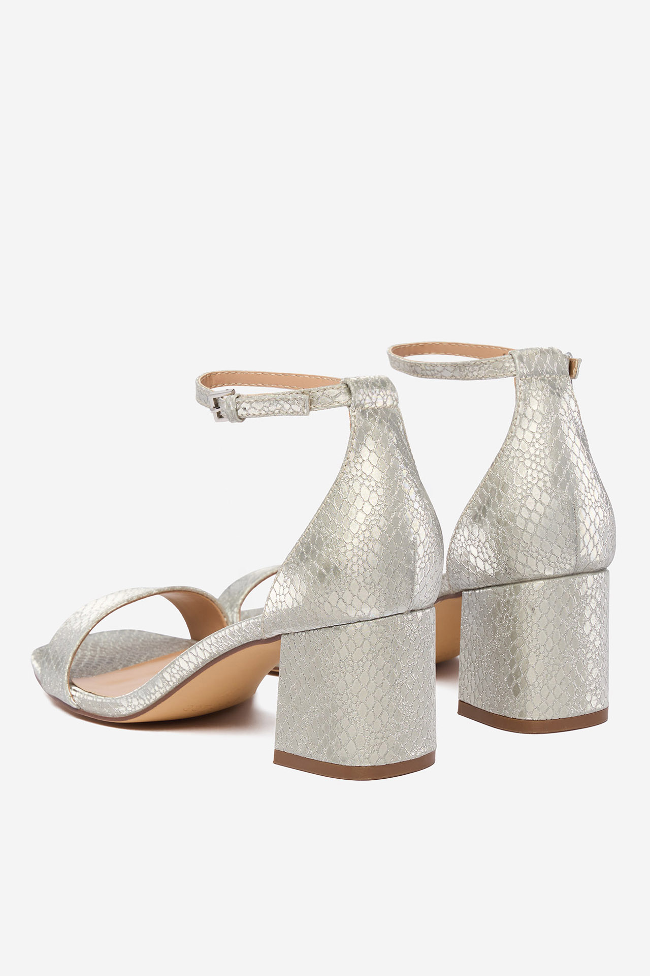 Sandály Stříbrná