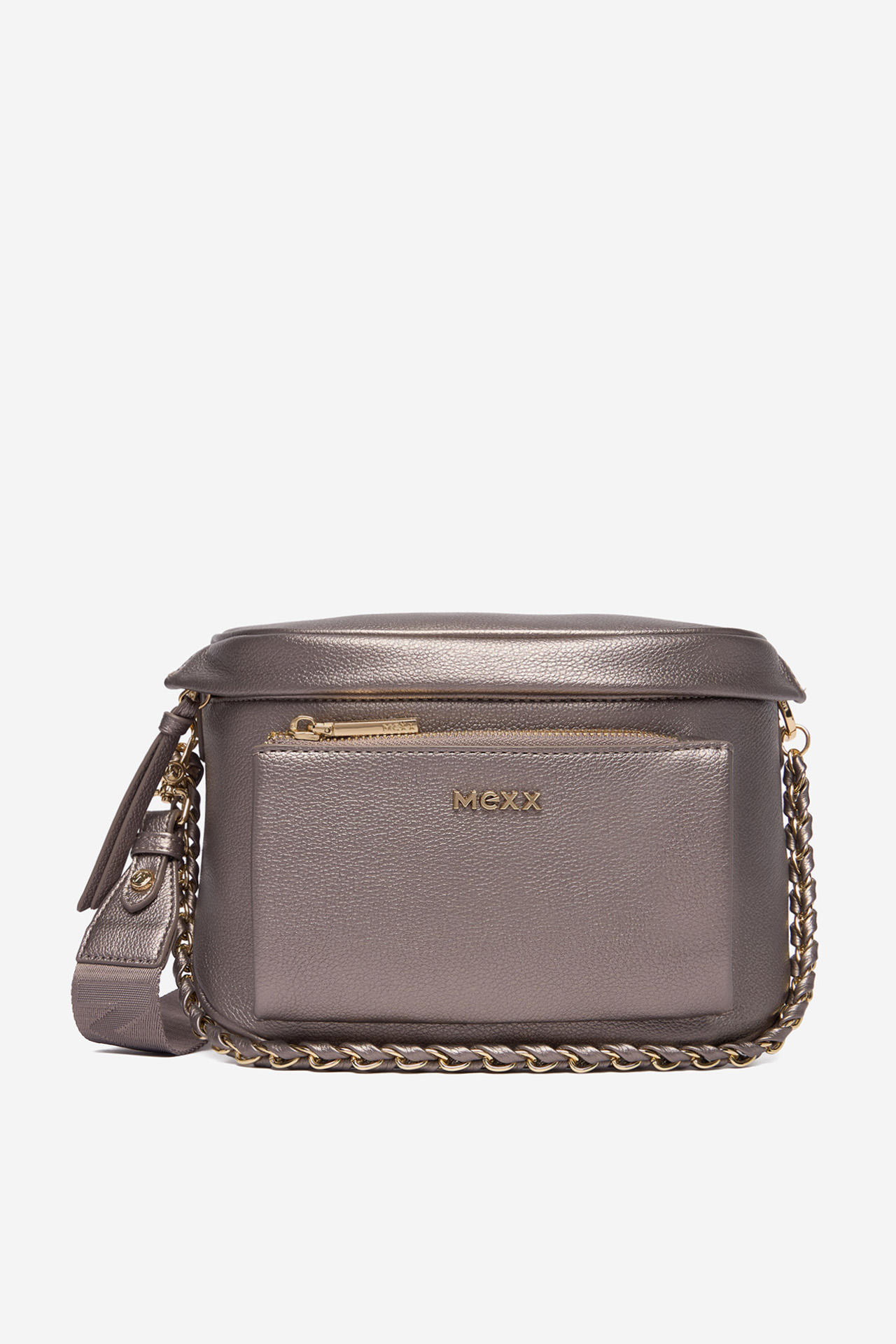 Kabelka Tmavo strieborná