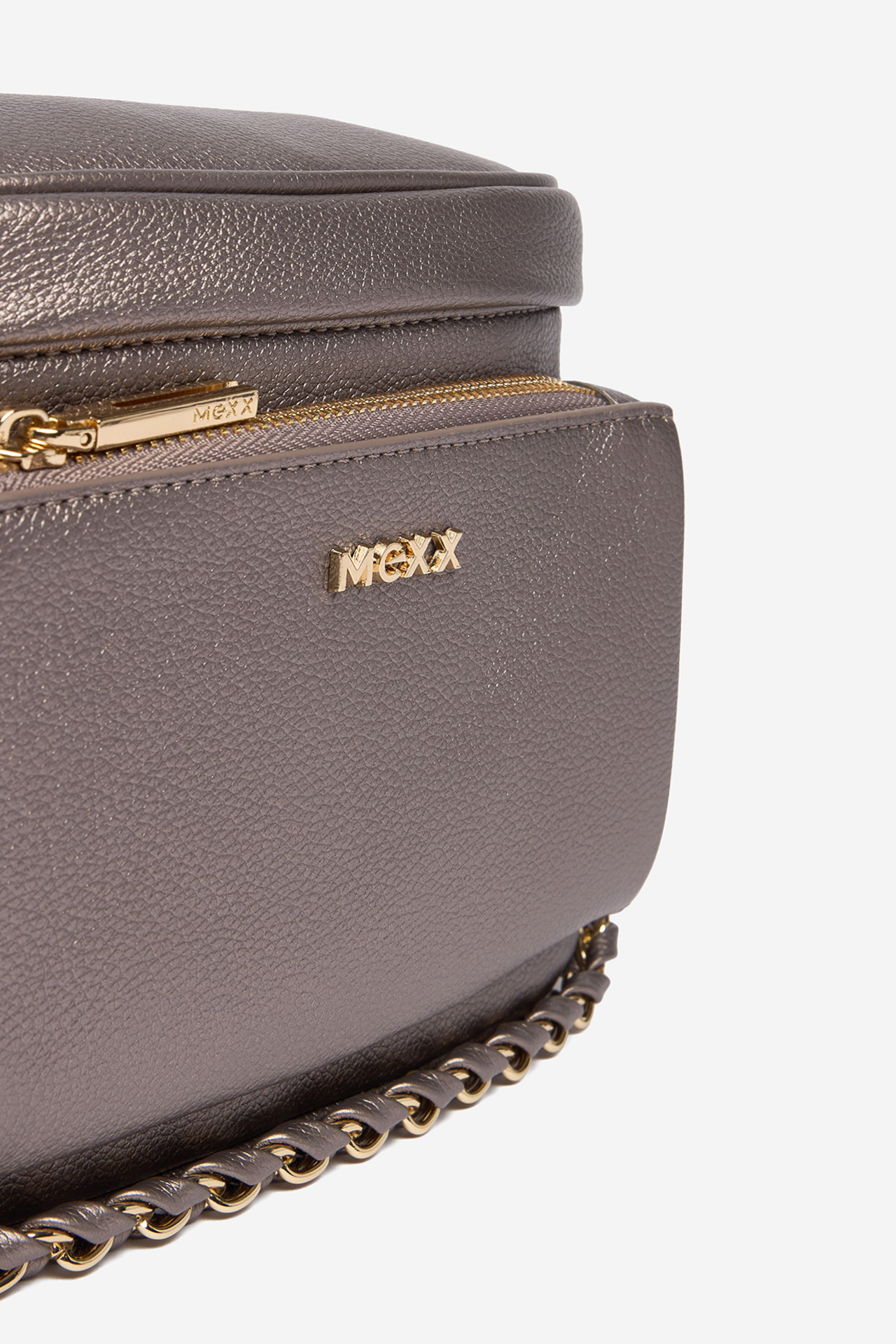 Kabelka Tmavo strieborná