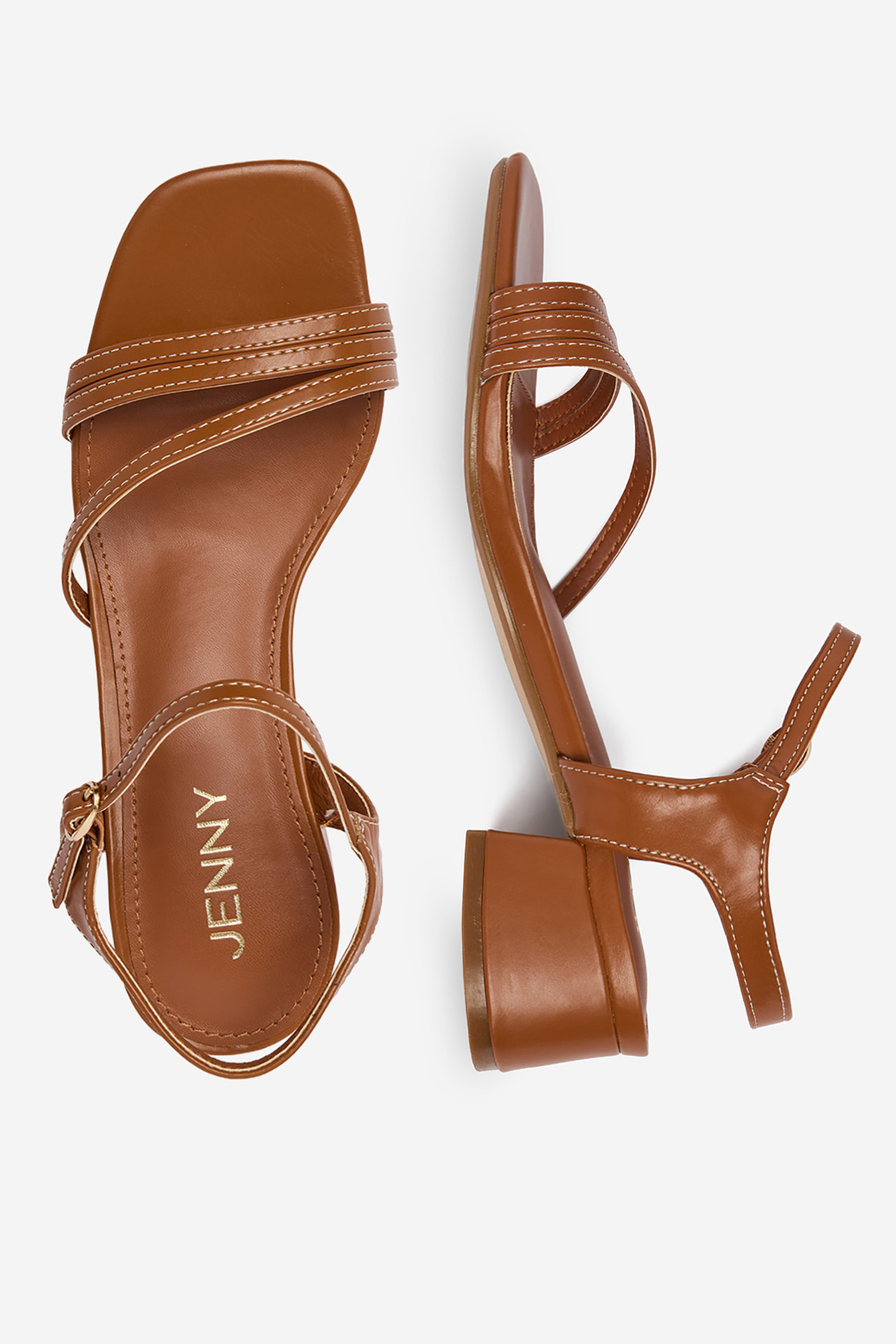 Sandály Hnědá