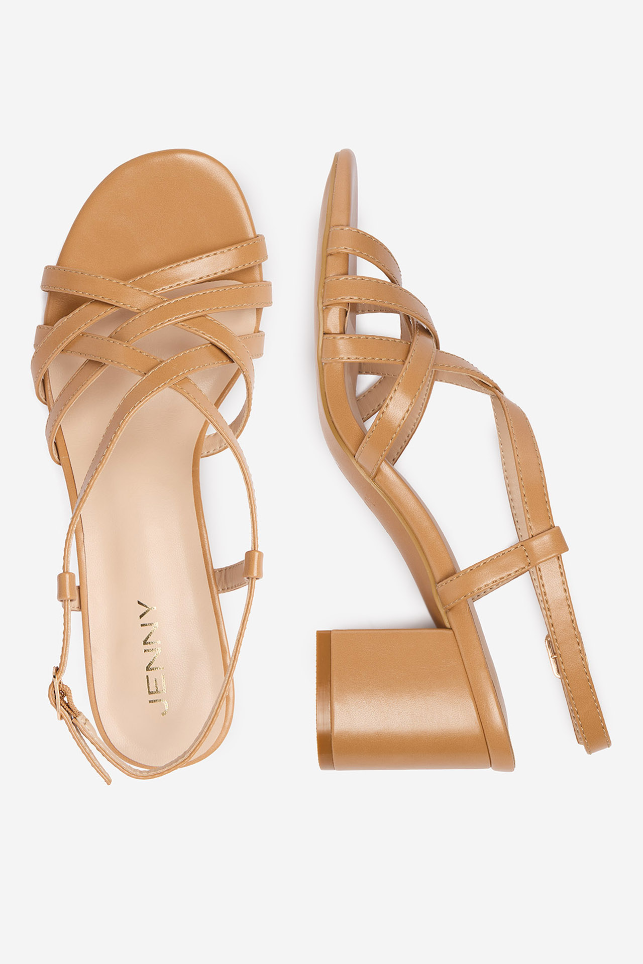 Sandály Světle hnědá