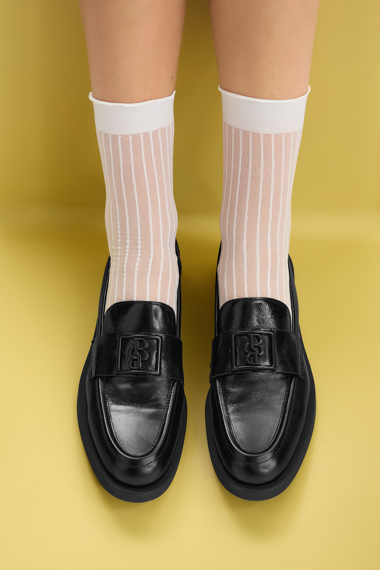 Čevlji brez vezalk Črna