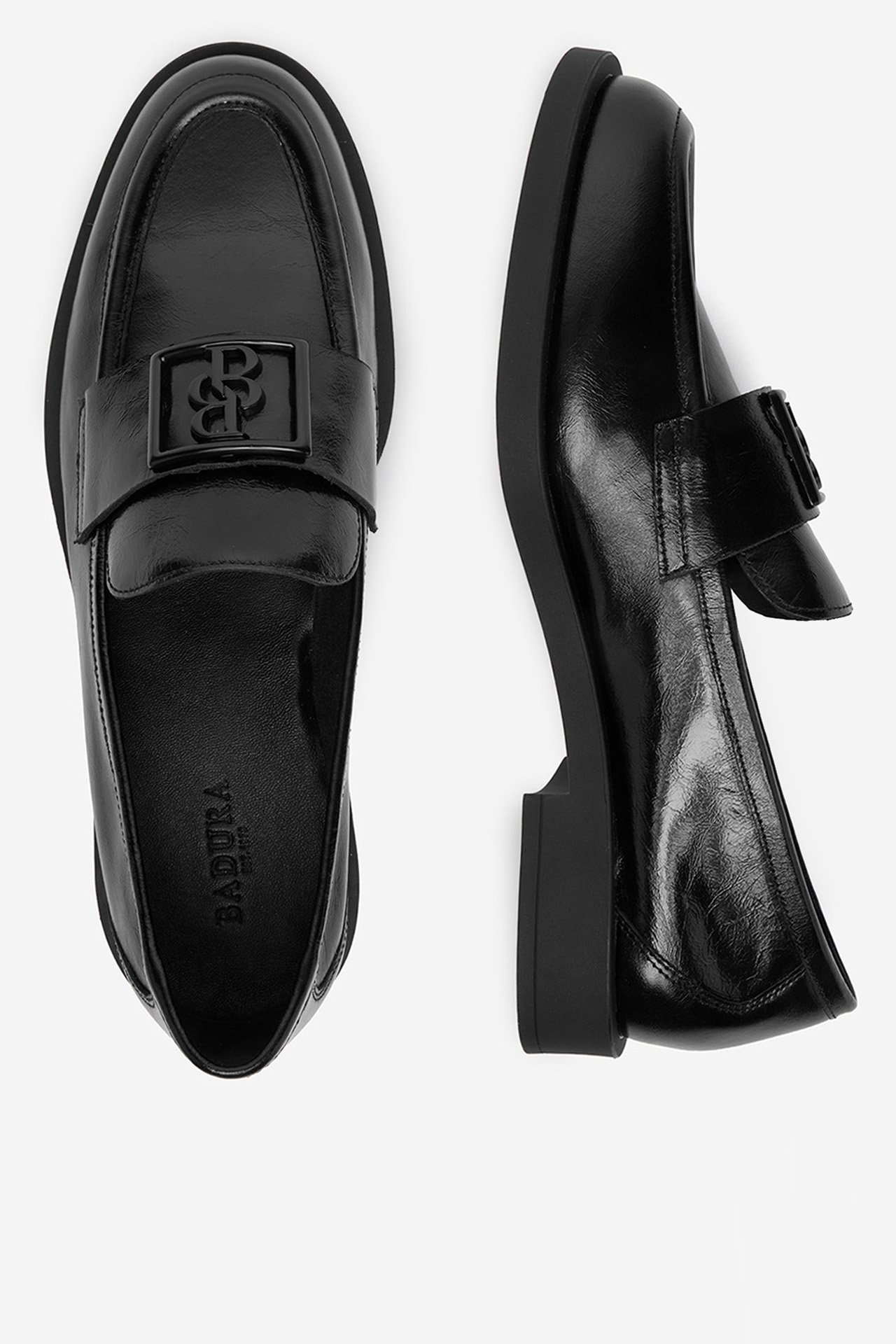 Čevlji brez vezalk Črna