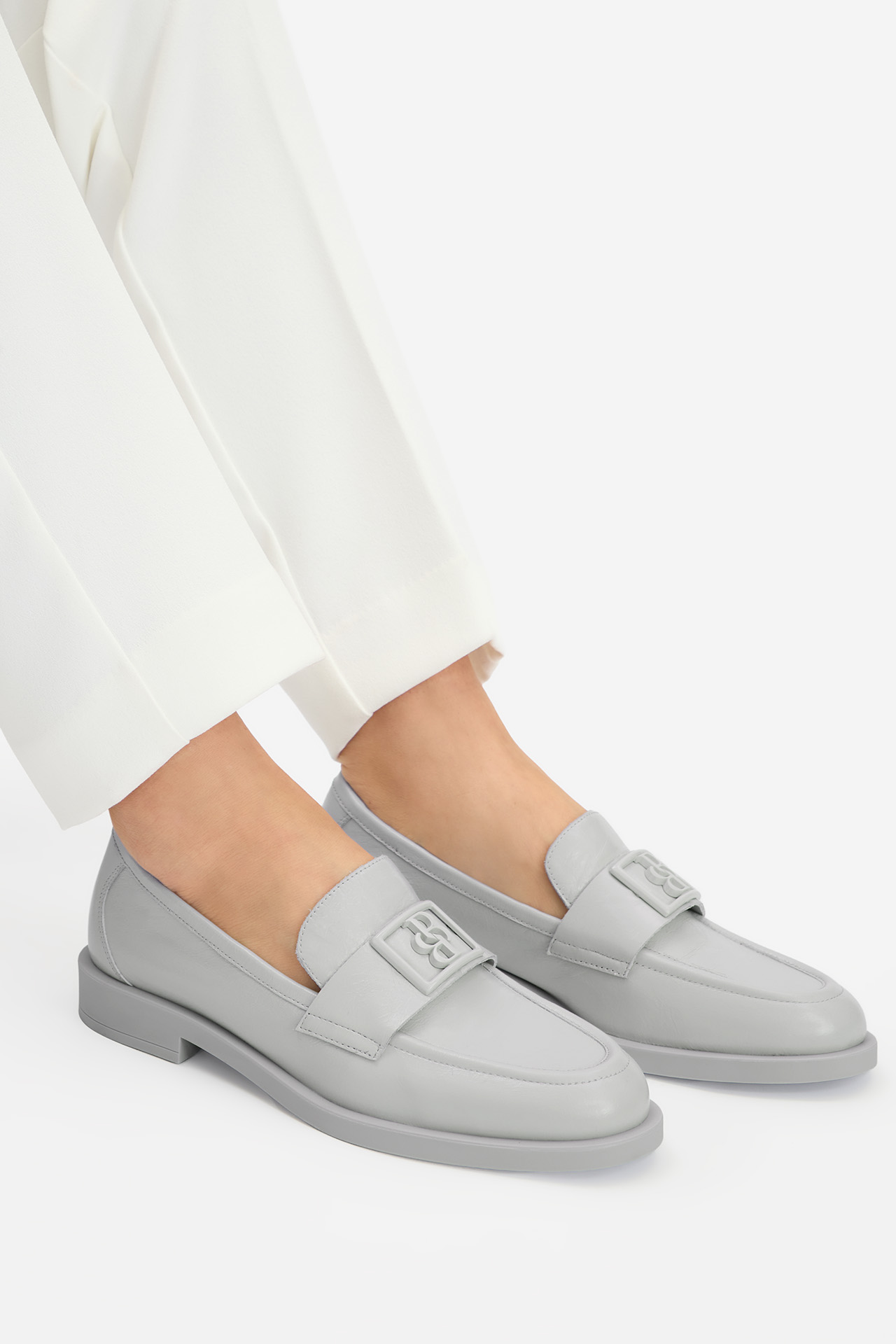 Čevlji brez vezalk Svetlo siva