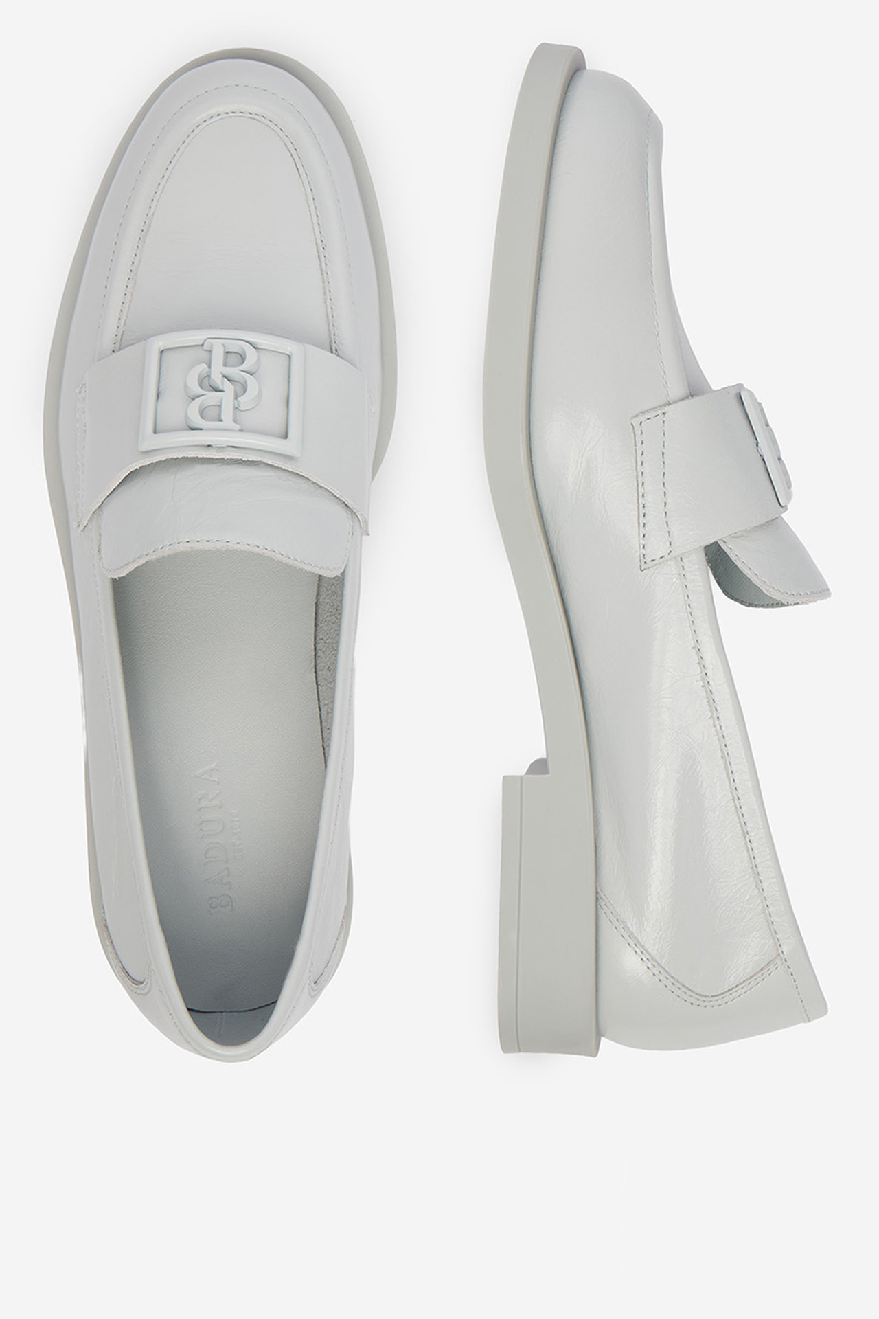 Čevlji brez vezalk Svetlo siva