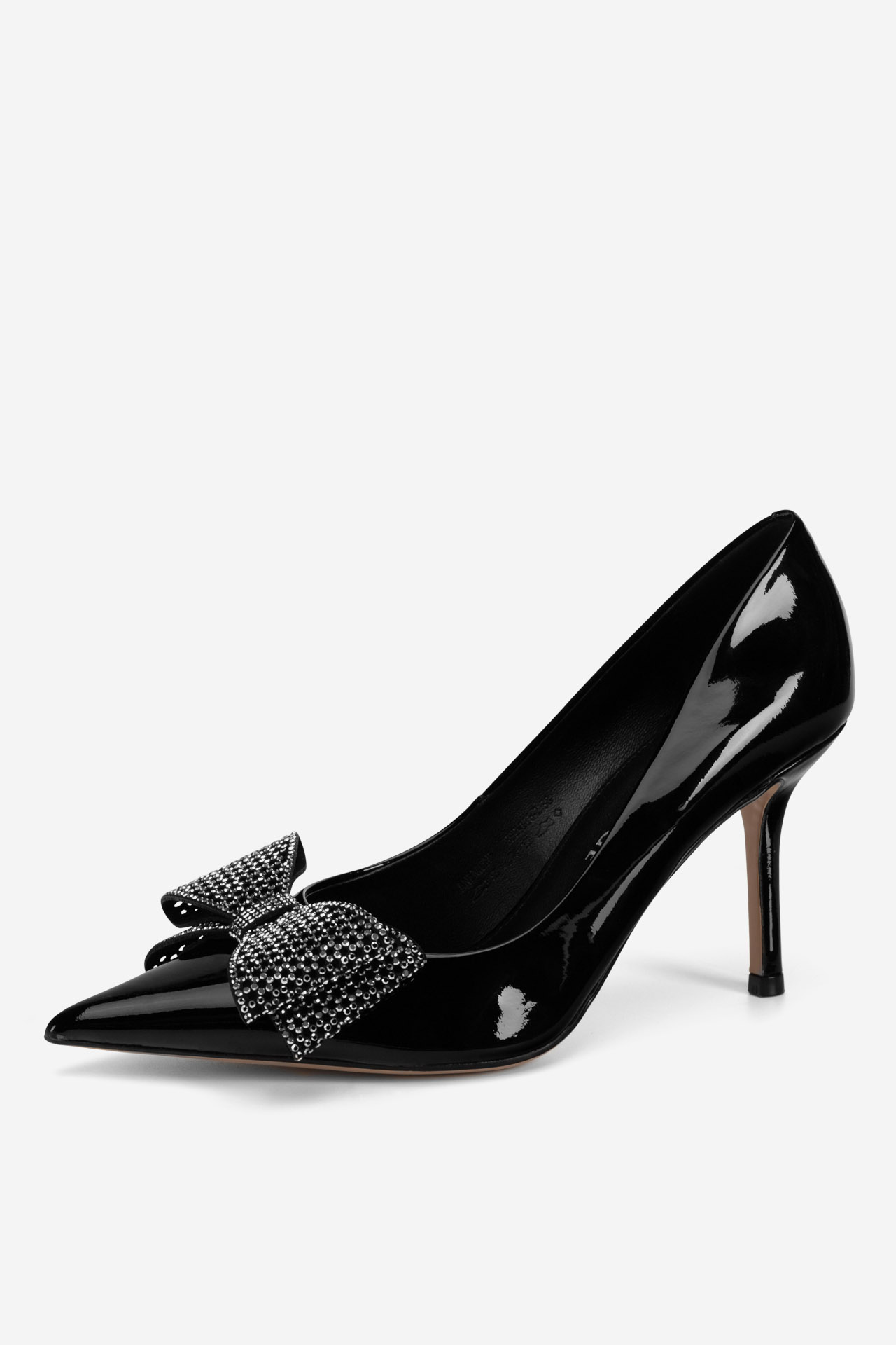 Čevlji z visoko peto Črna