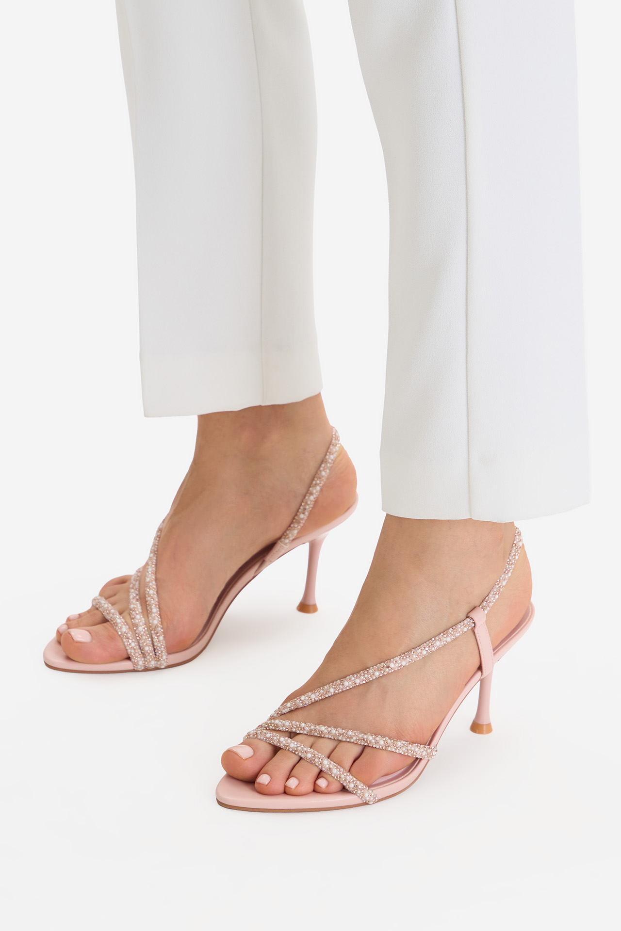 Sandály Světle růžová