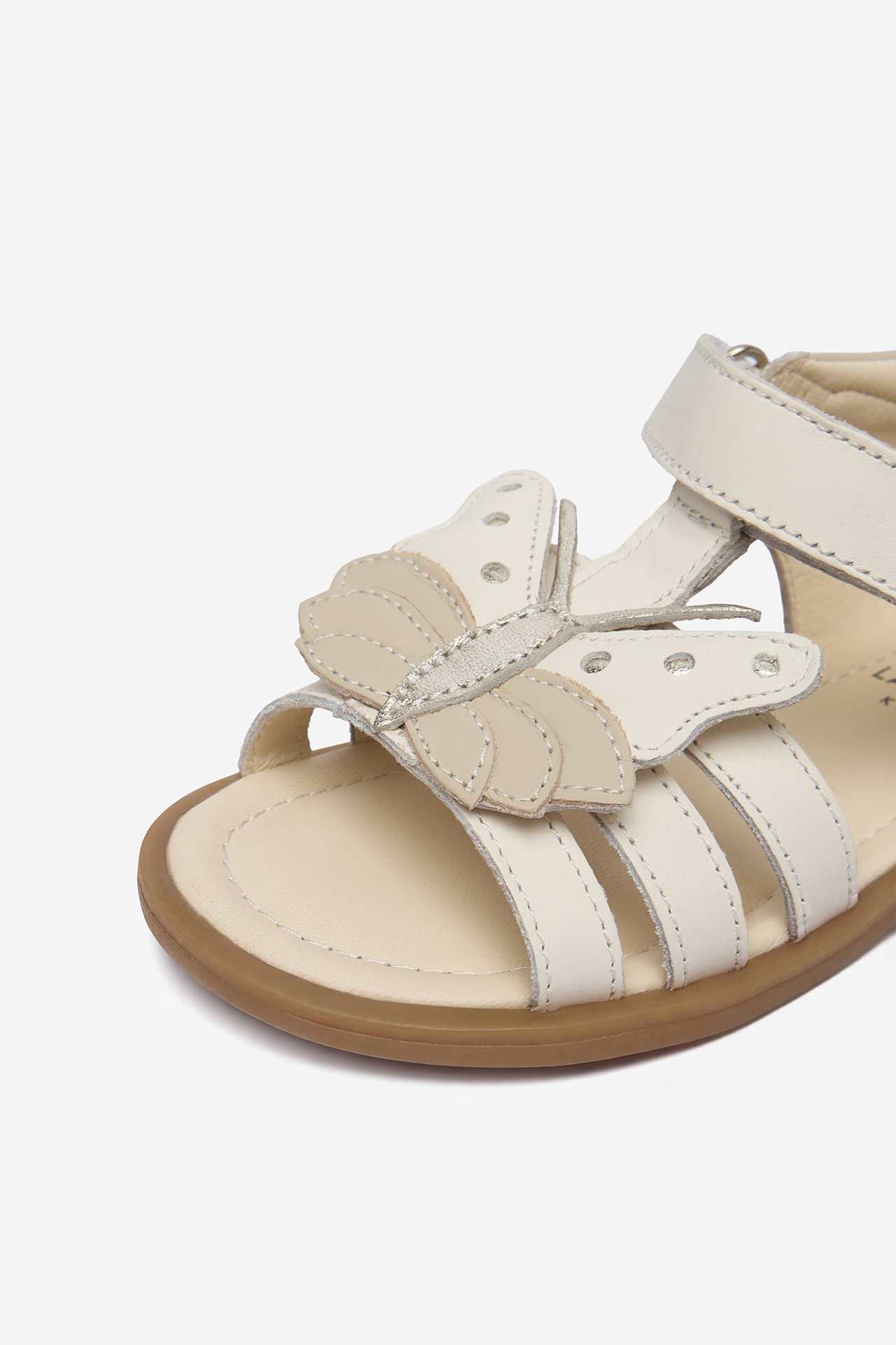 Sandály Krémová
