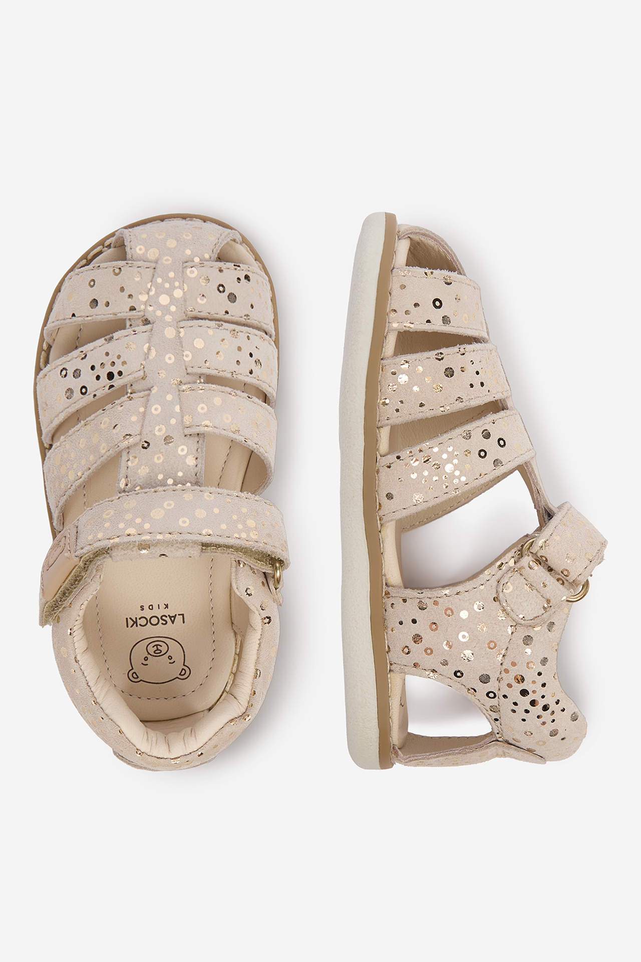 Sandály Světle béžová