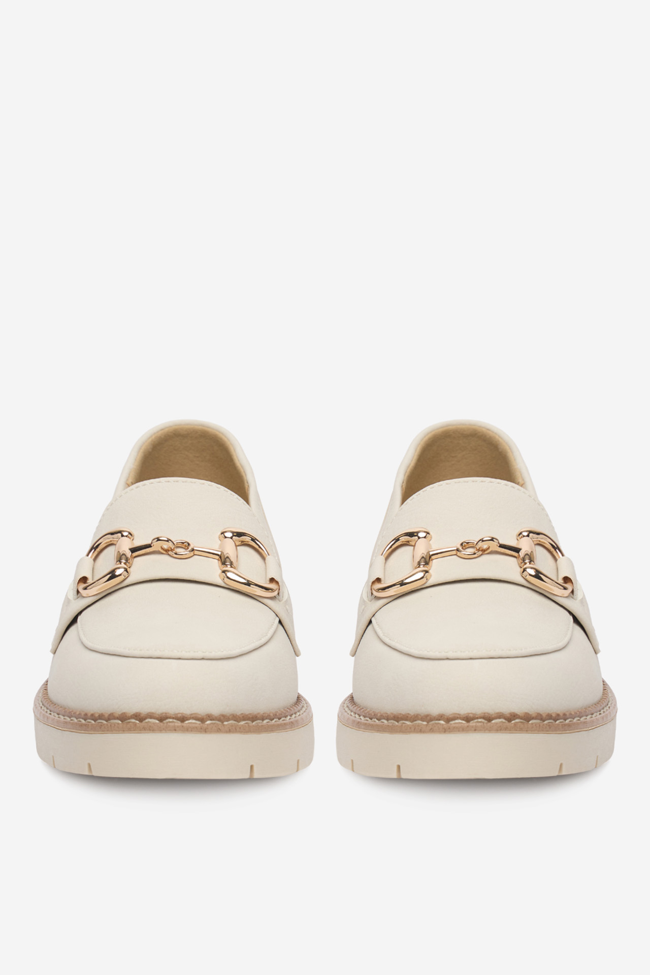 Čevlji brez vezalk Krem