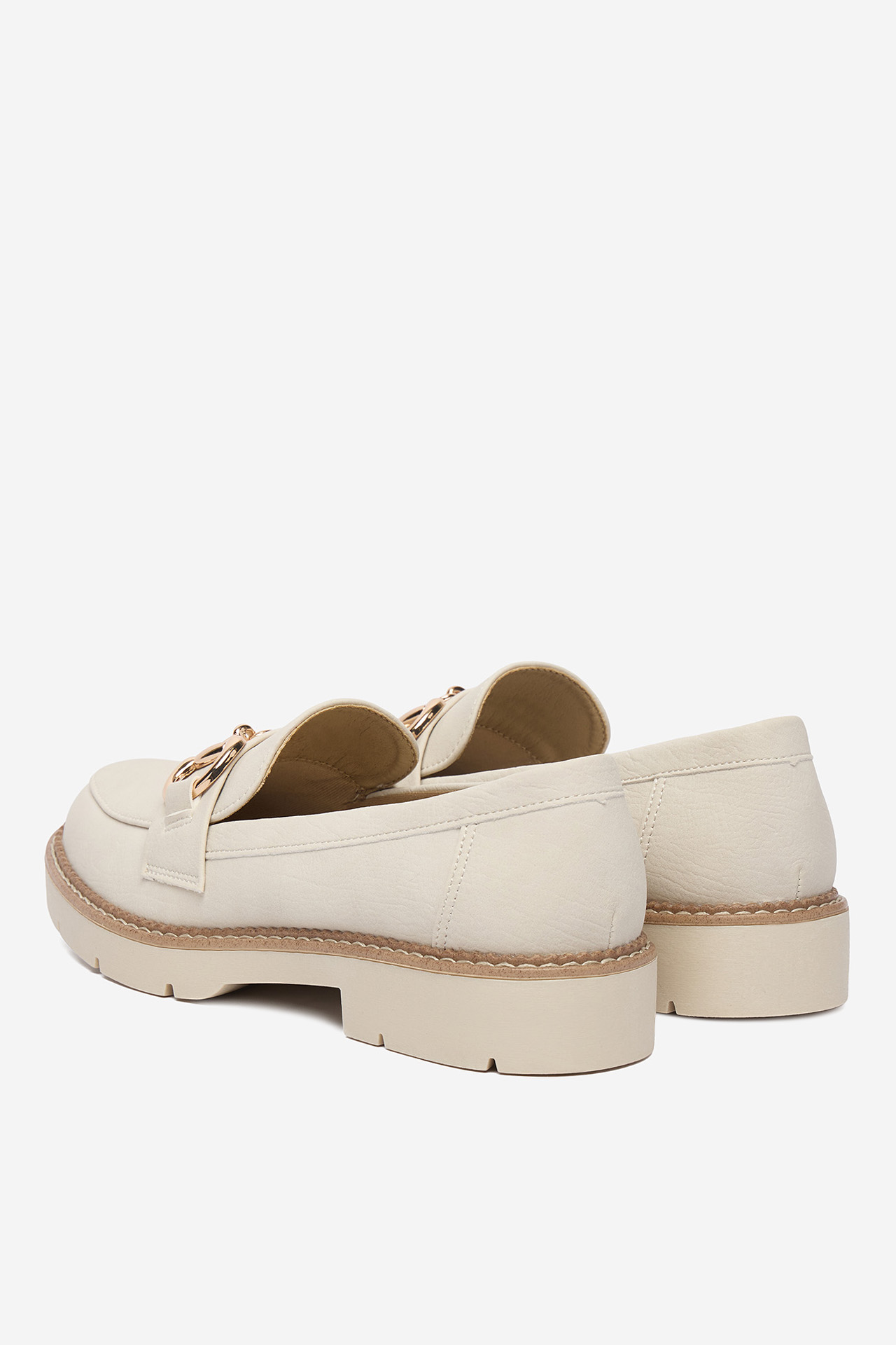 Čevlji brez vezalk Krem