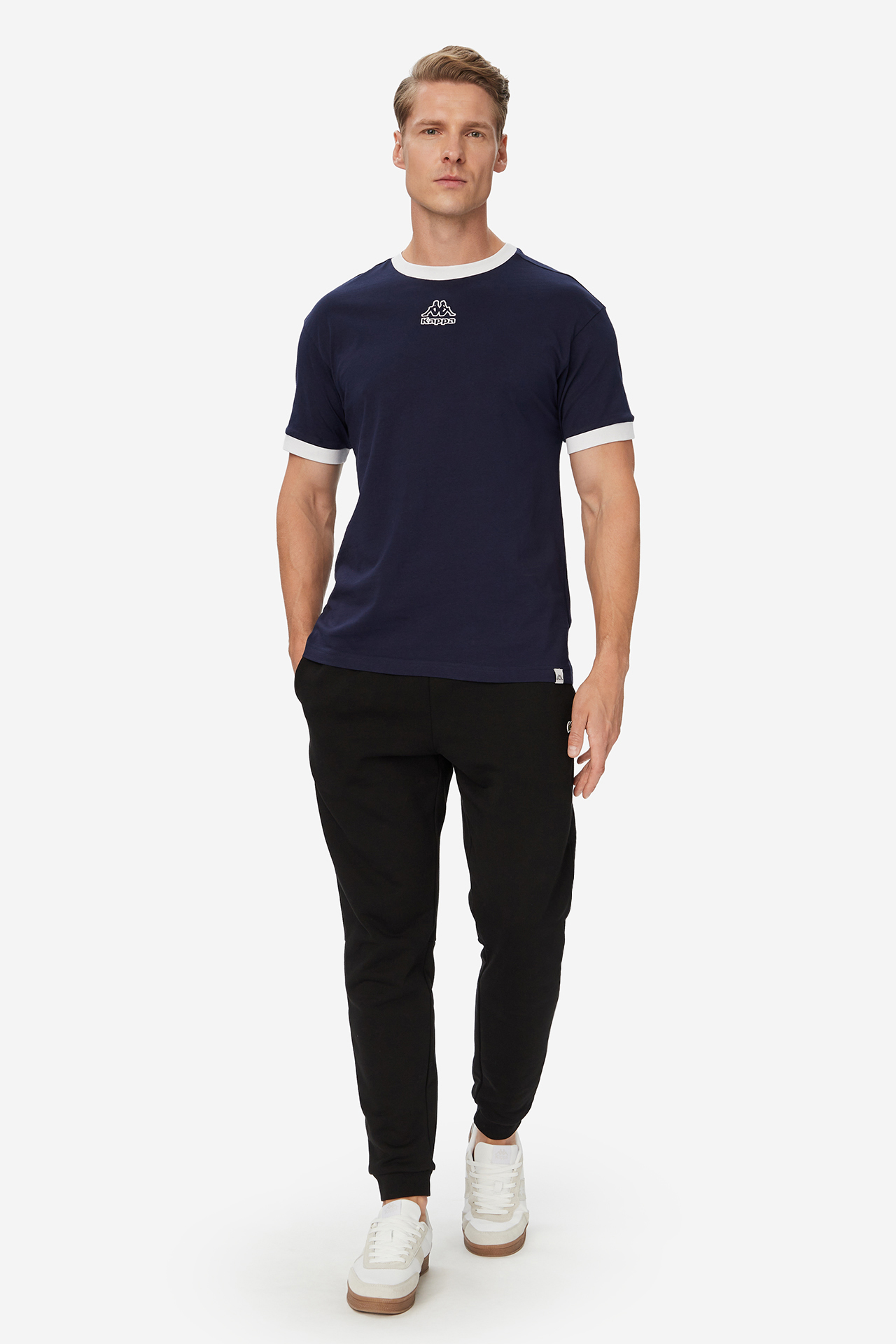 T-shirt KAPPA 322B6NW-BL1 Granatowy
